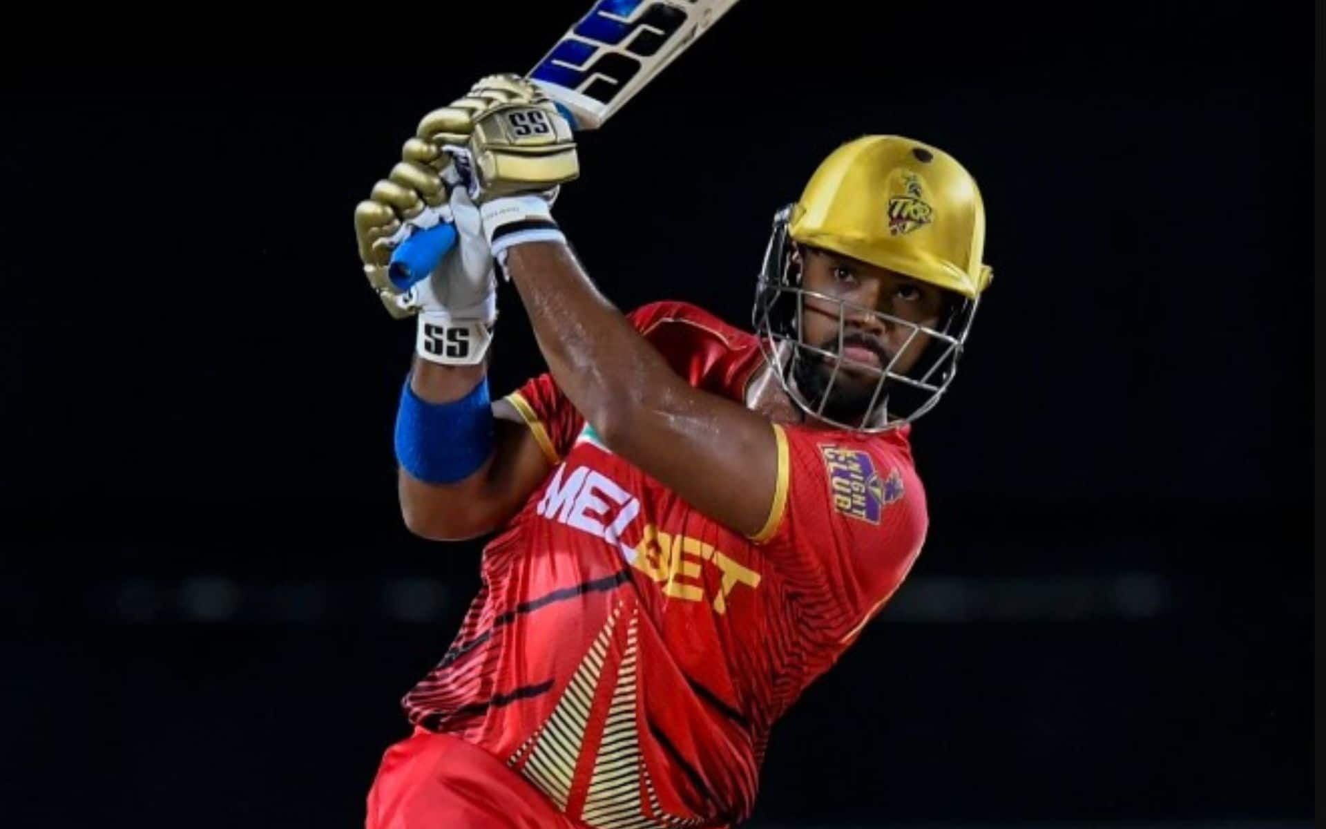 Nicholas Pooran in action for TKR in CPL 2024 (x.com)