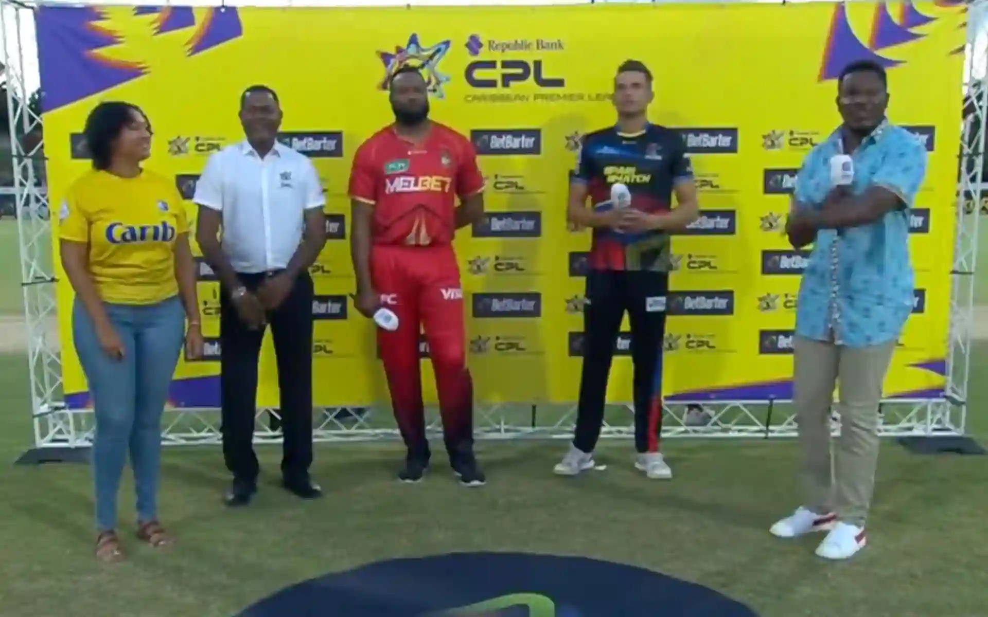 Kieron Pollard Wins The Toss And Puts The Falcons In To Bat