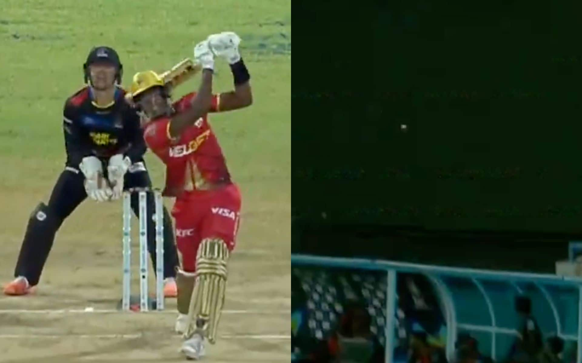 Shaqkere Parris hit a brilliant shot in CPL 2024 [X]