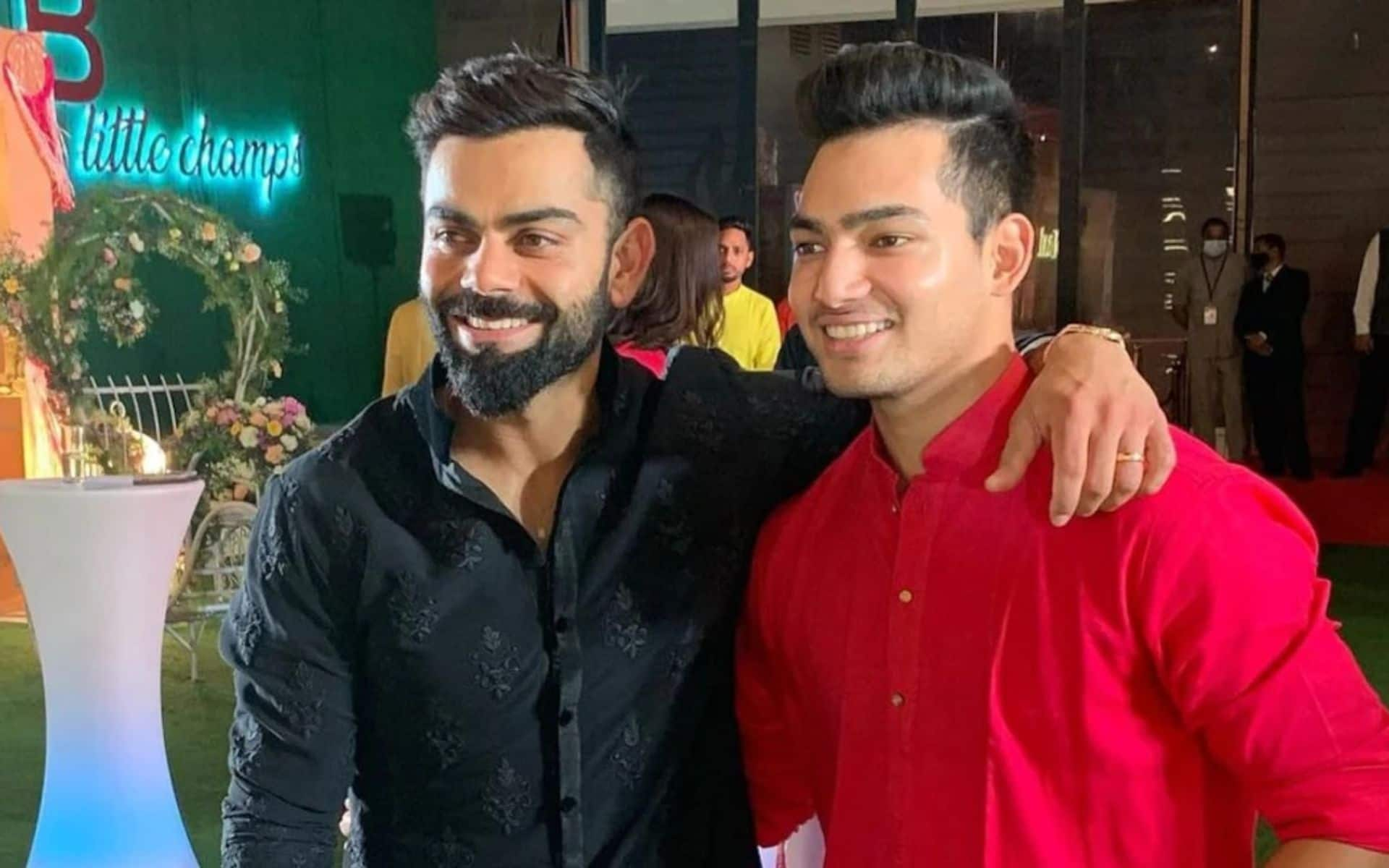 Virat Kohli with Anuj Rawat [X.com]