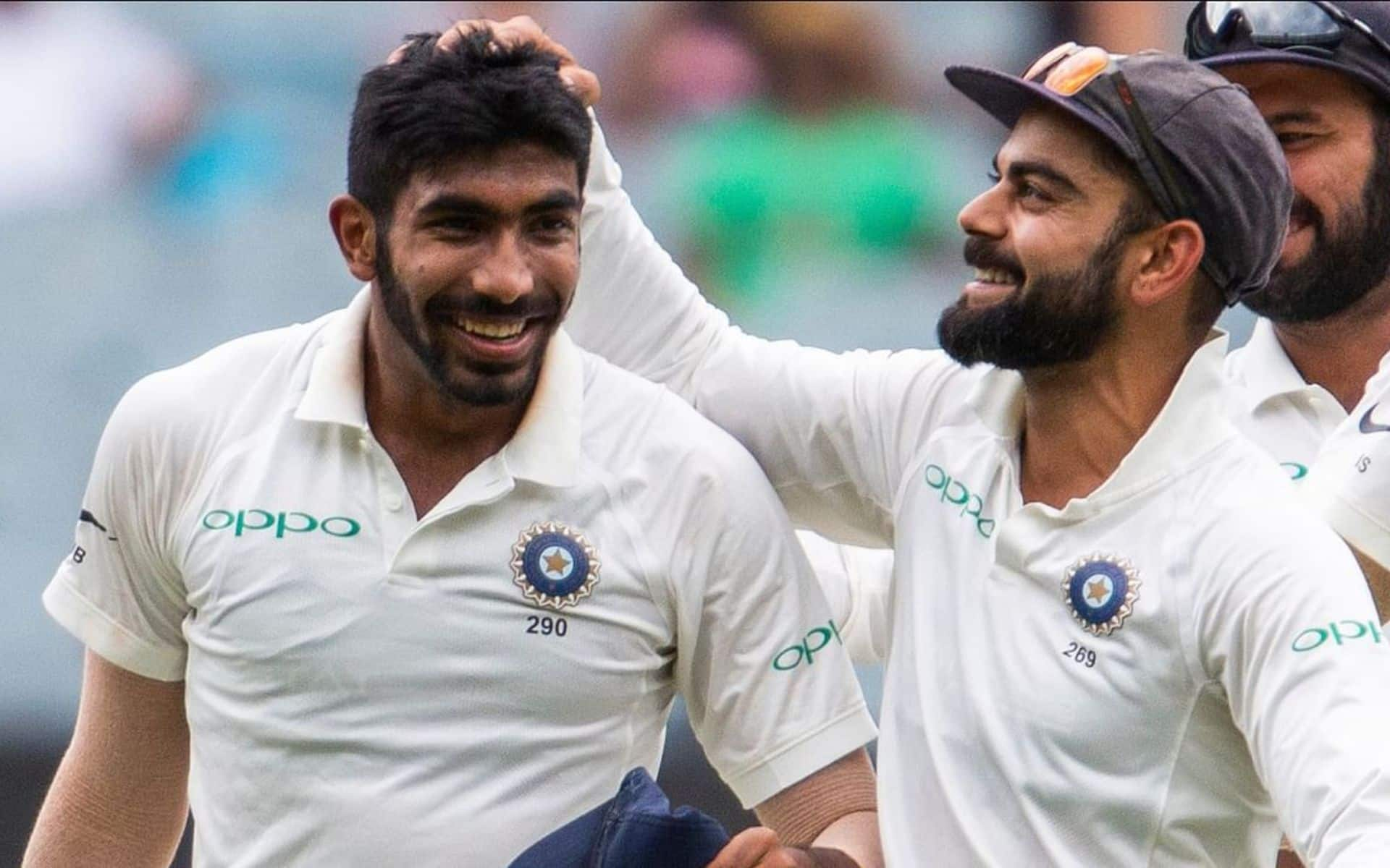 Jasprit Bumrah with Virat Kohli [X.com]