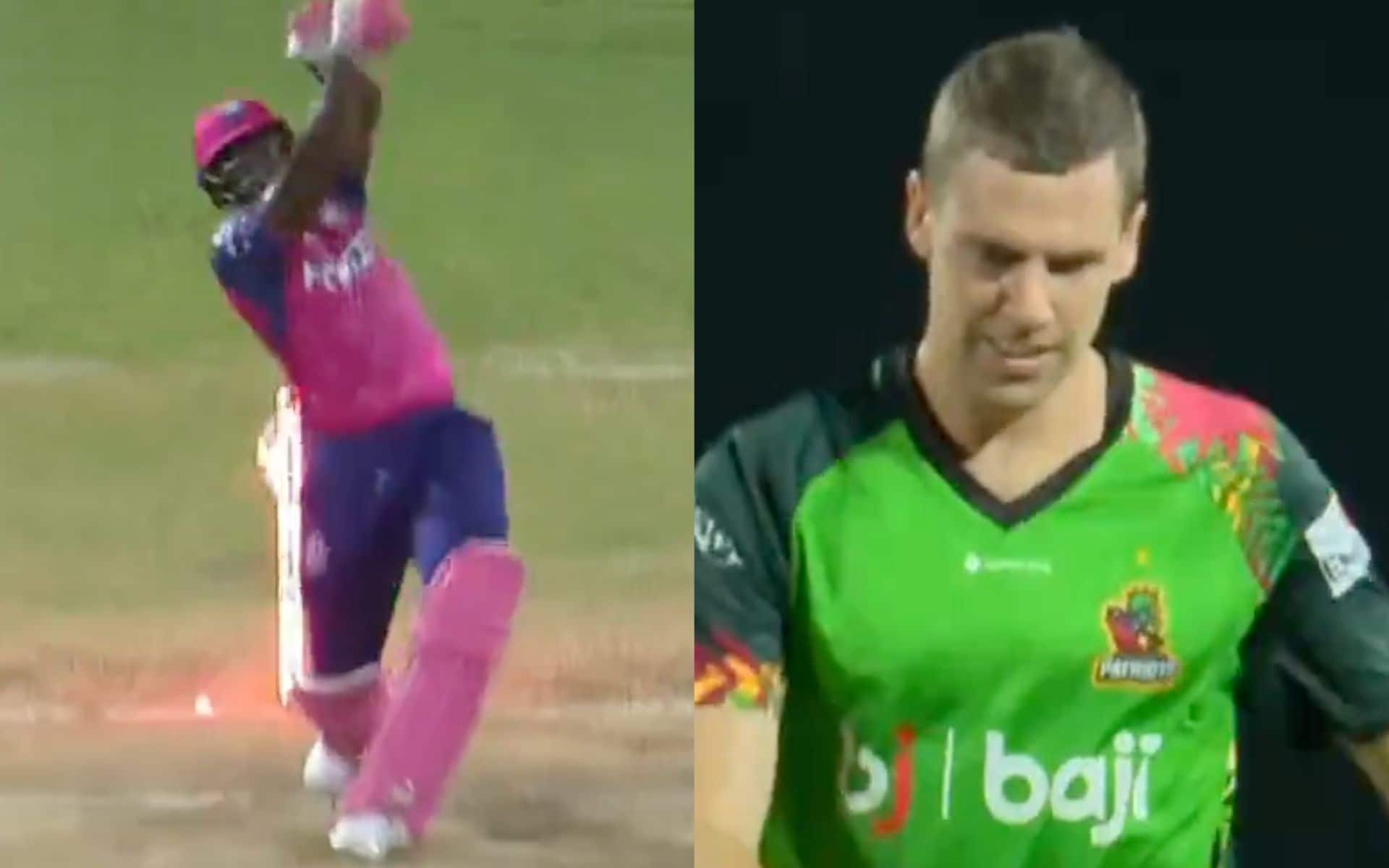 Rovman Powell was dismissed by Anrich Nortje in the ninth match of CPL 2024 [X]