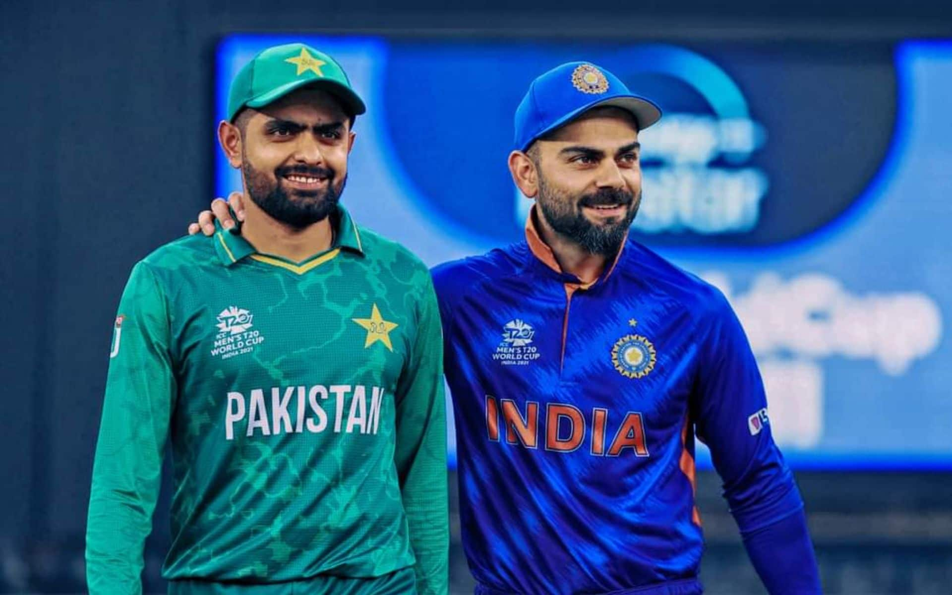 Virat Kohli with Babar Azam [X.com]