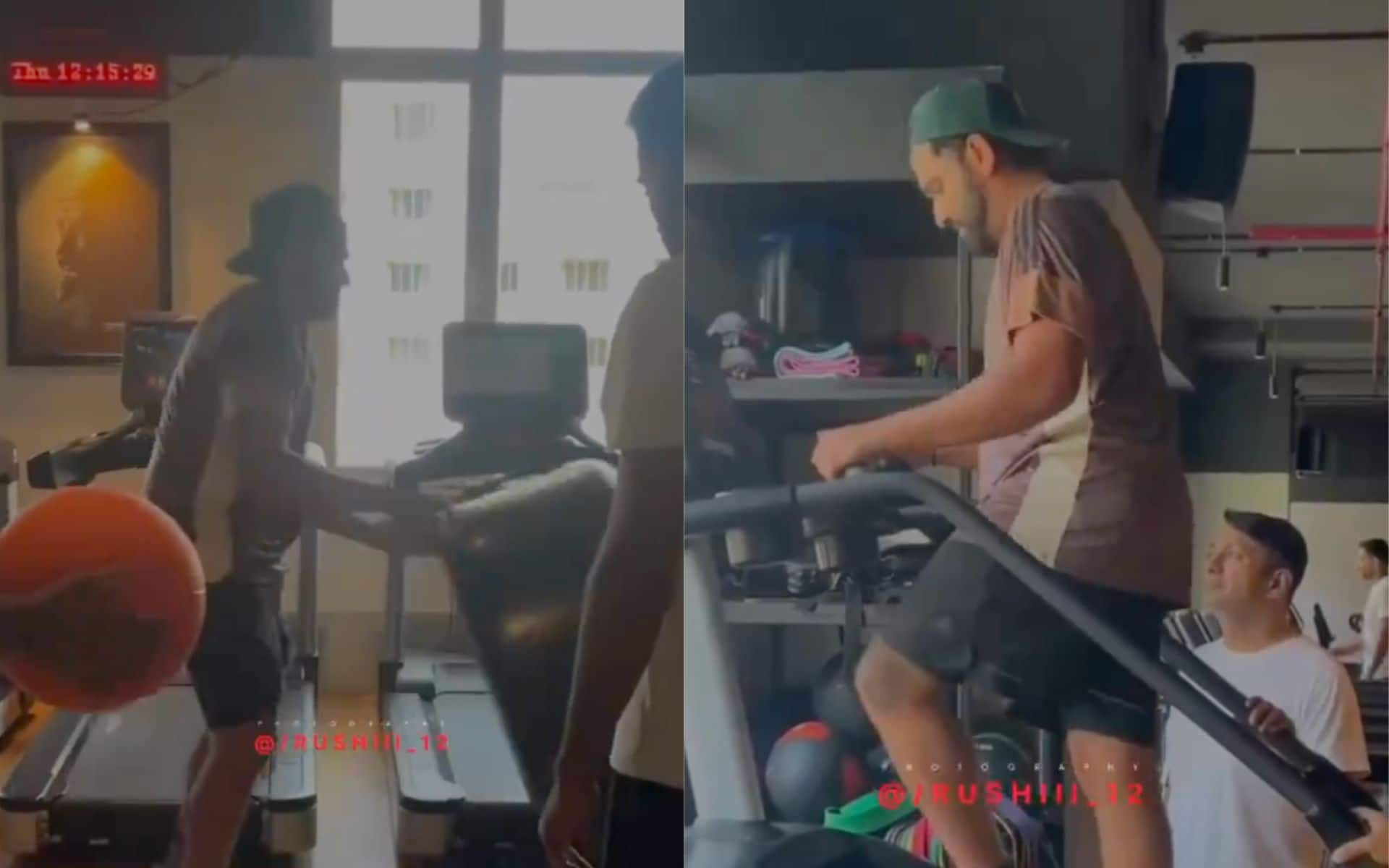 Indian captain Rohit Sharma's intense gym session (X.com)