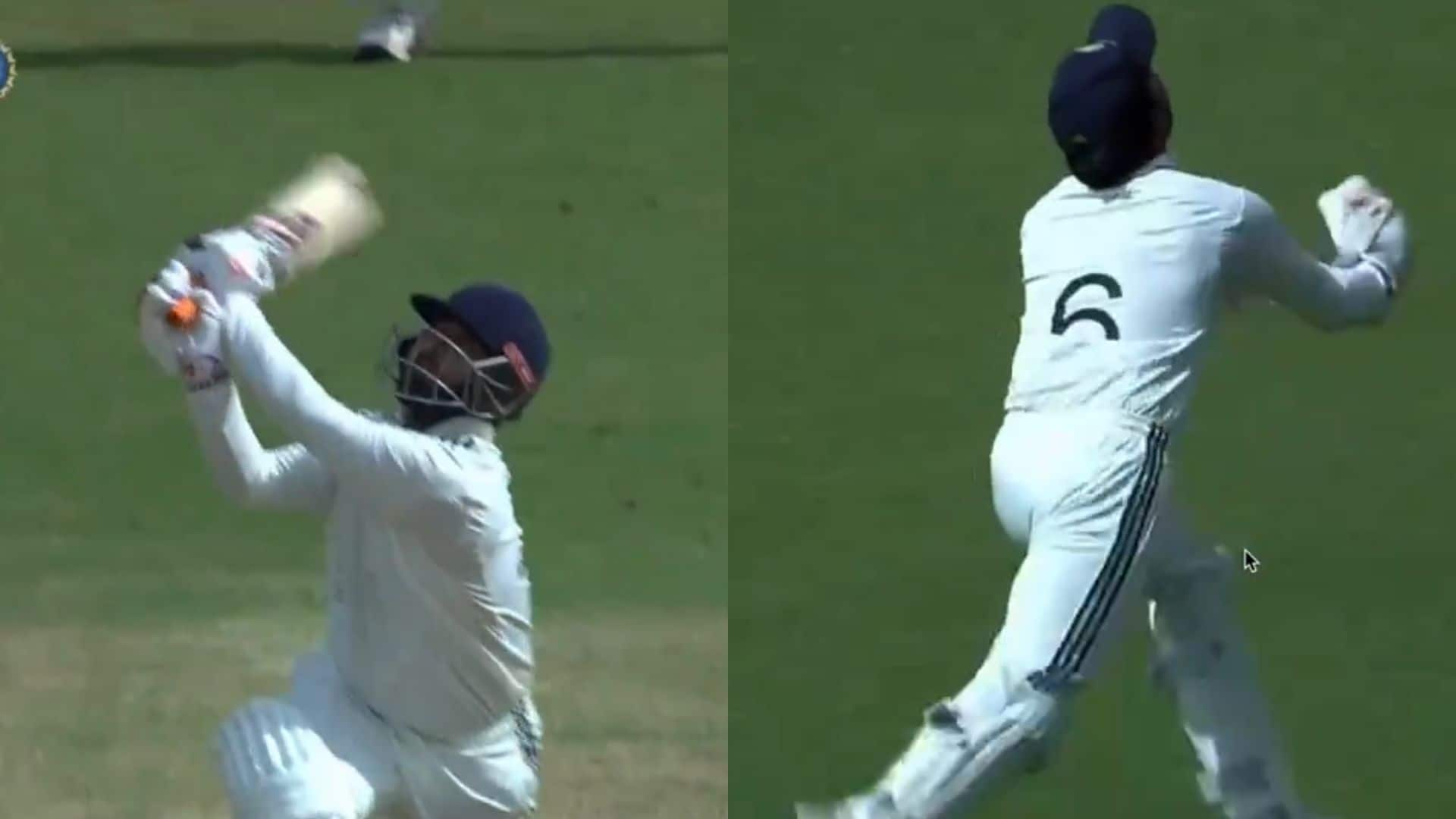 Rishabh Pant escaped a caught dismissal [X]