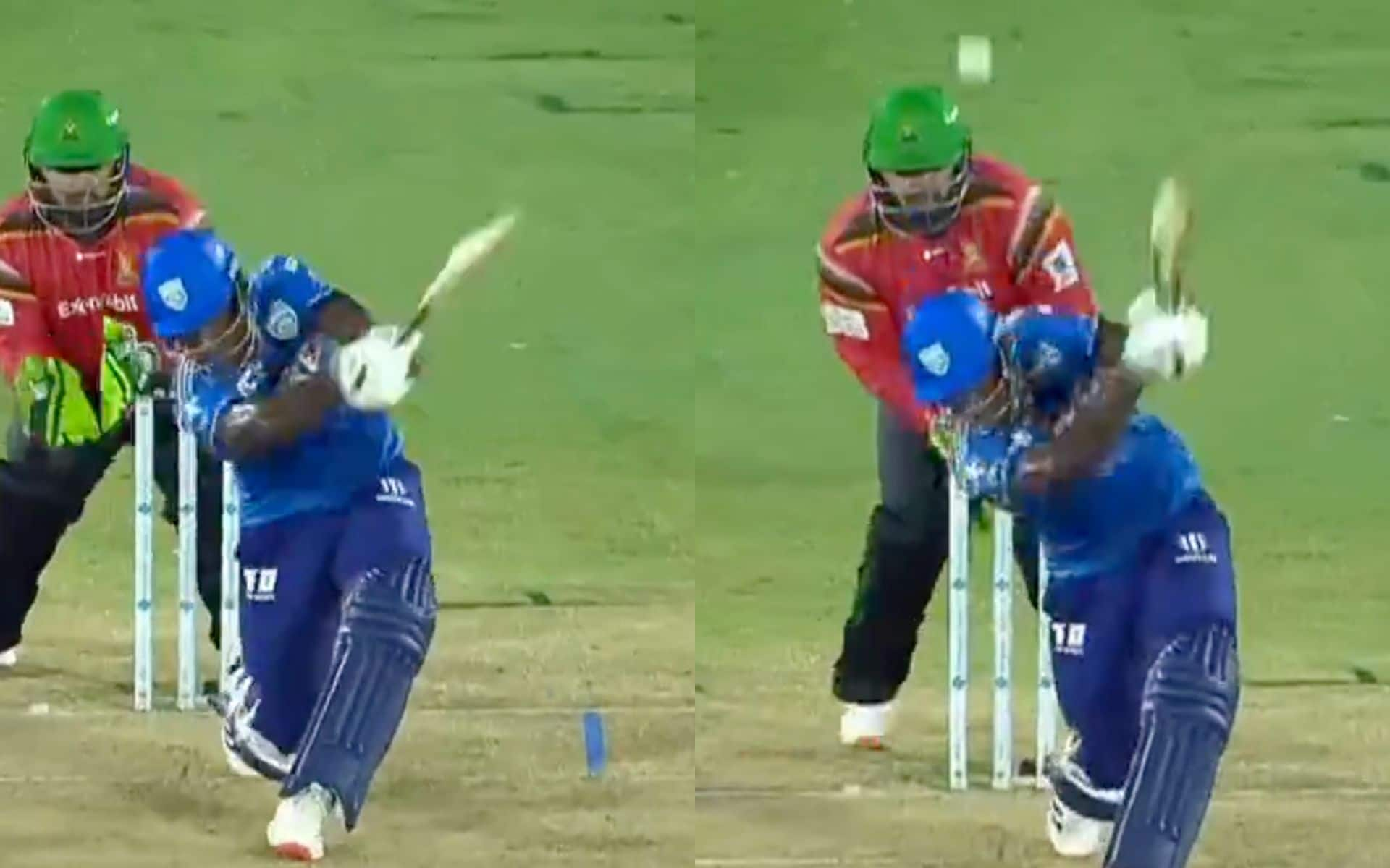 Matthew Forde hit two consecutive sixes during the 10th match of the CPL 2024 [X]