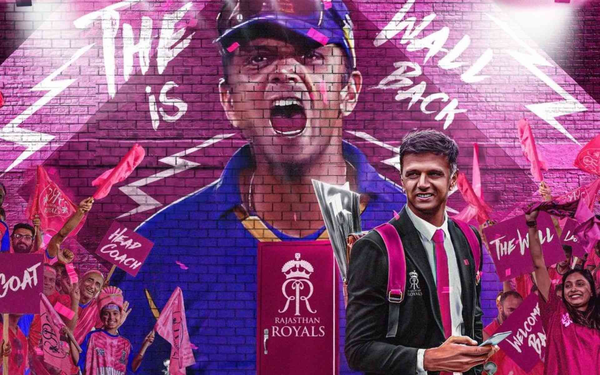 Rahul Dravid has joined RR as head coach (X.com)