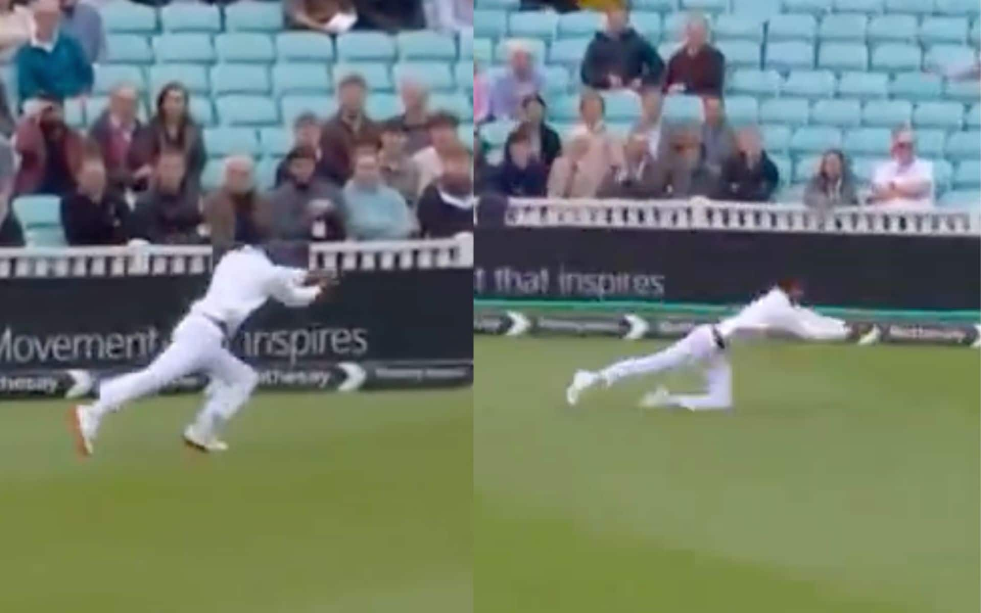 Shoaib Bashir's catch of Kusal Mendis (X.com)