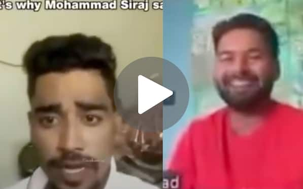 Rishabh Pant's Funny Reaction To Mohammed Siraj's Old Meme Leaves Fans In Splits - Watch