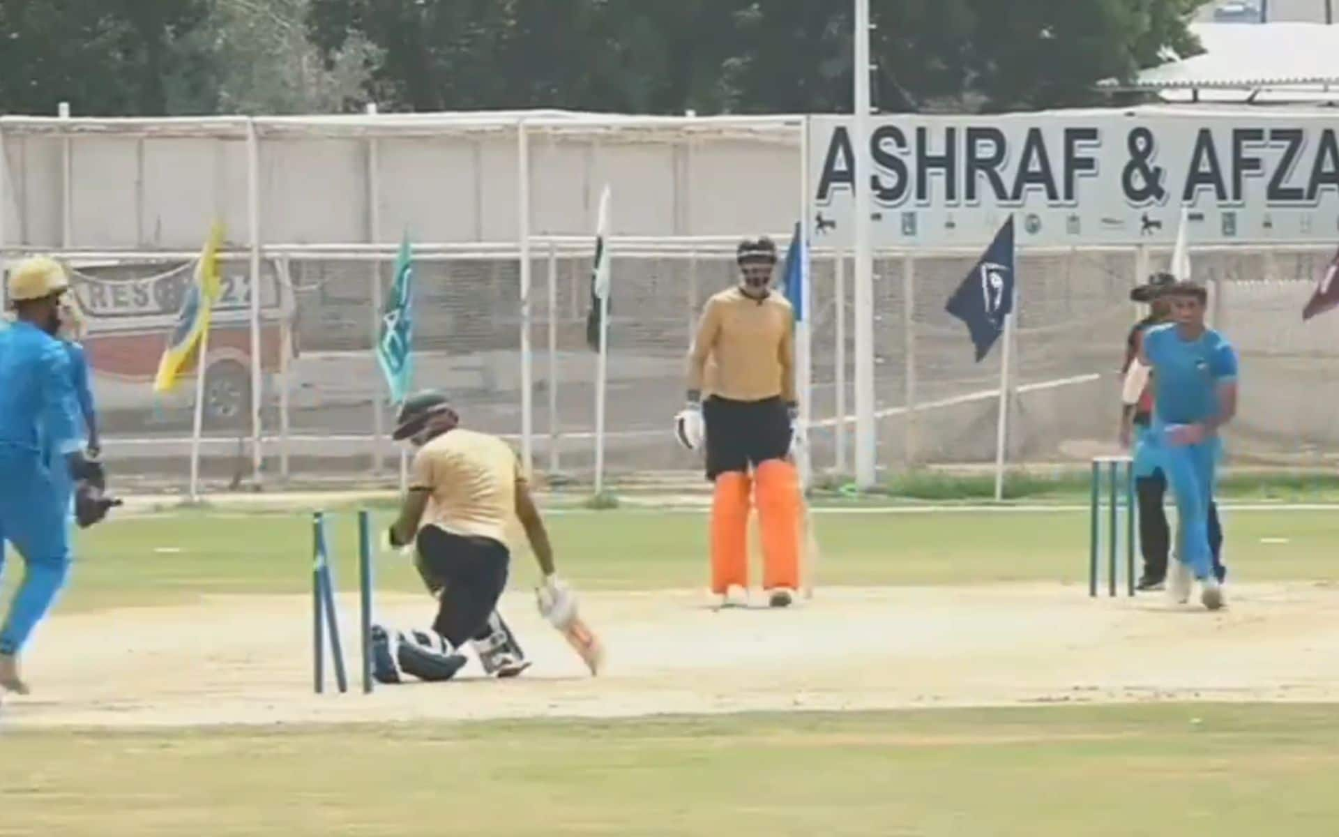 Babar Azam in practice match (X)