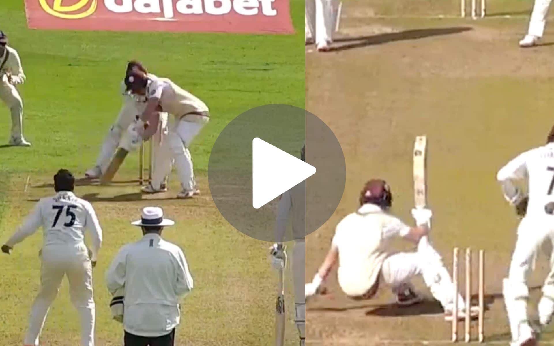 [Watch] Shakib Al Hasan's Vicious Delivery Leaves Tom Abell Floored In County Championship