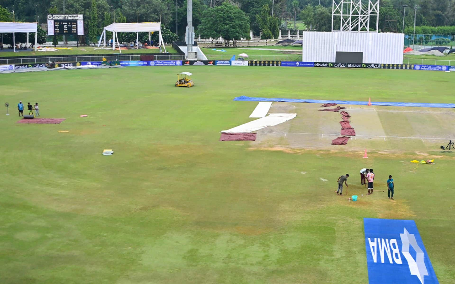 The visuals from Greater Noida Sports Complex Stadium (X.com)