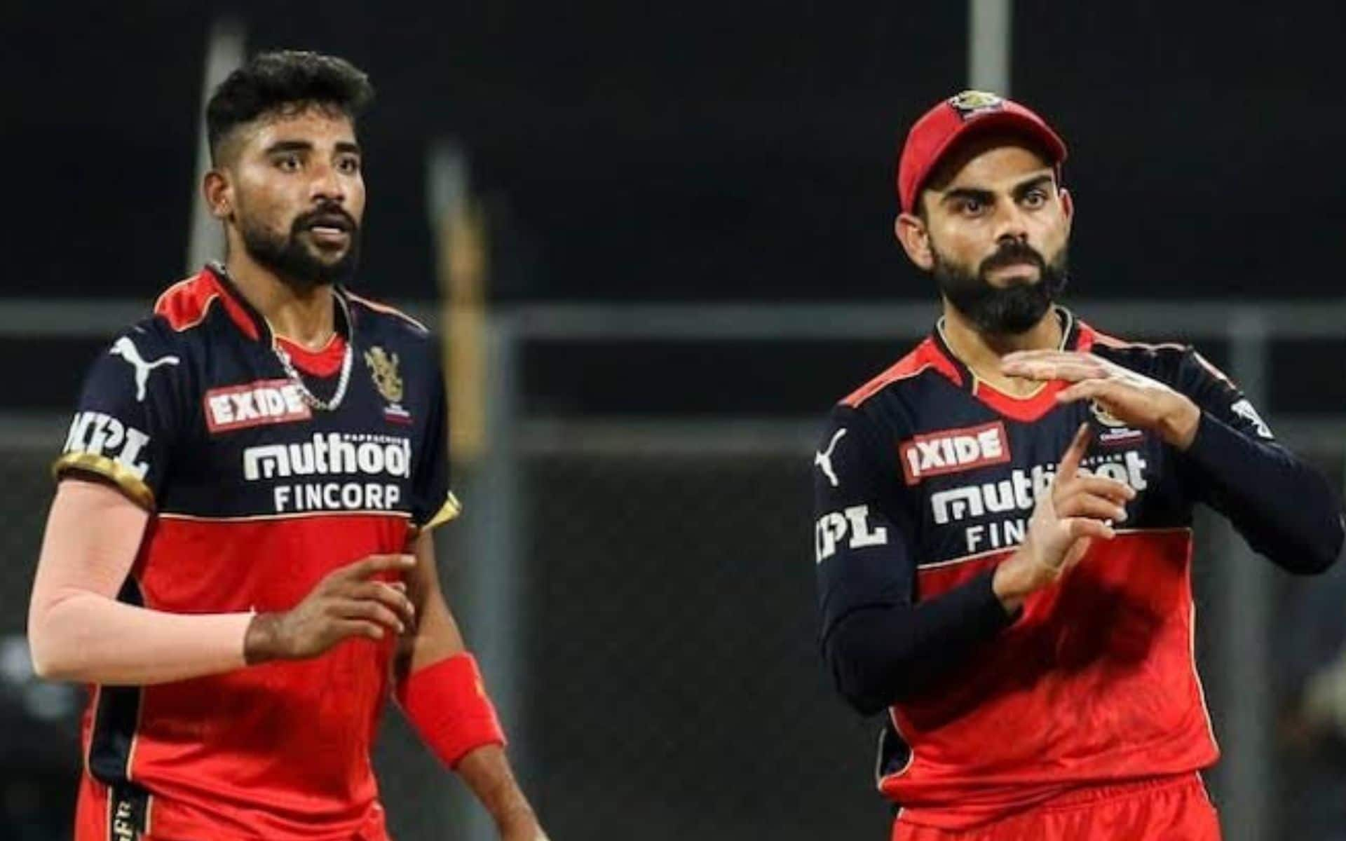 Virat Kohli and Mohammad Siraj [X]