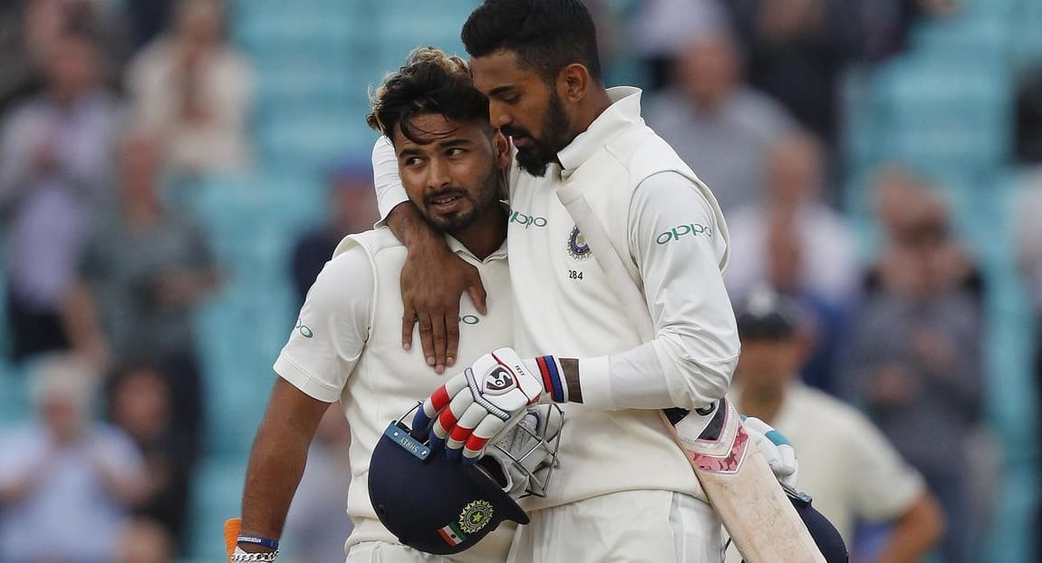 An old picture of KL Rahul and Rishabh Pant (X.com)