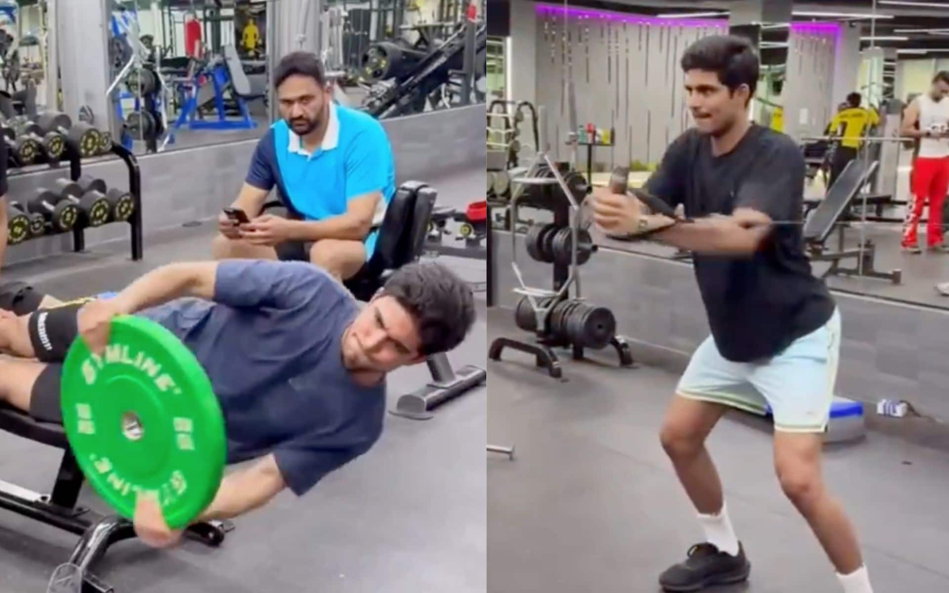 Shubman Gill training in Gym (X,com)