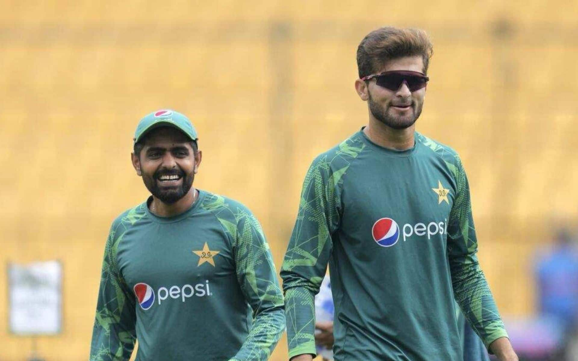 Babar Azam and Shaheen Afridi [X]