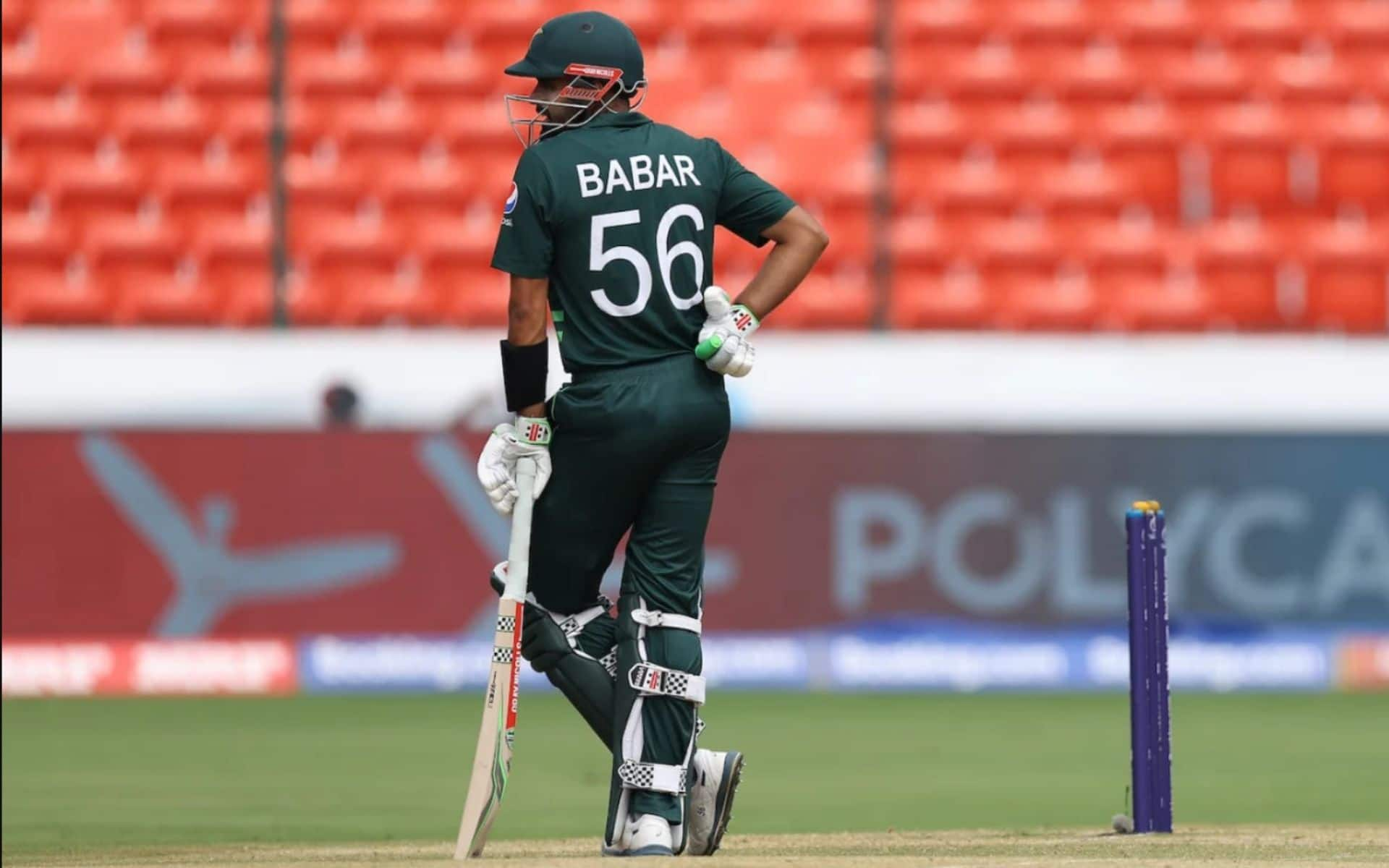 Babar Azam with his standard jersey (x.com)