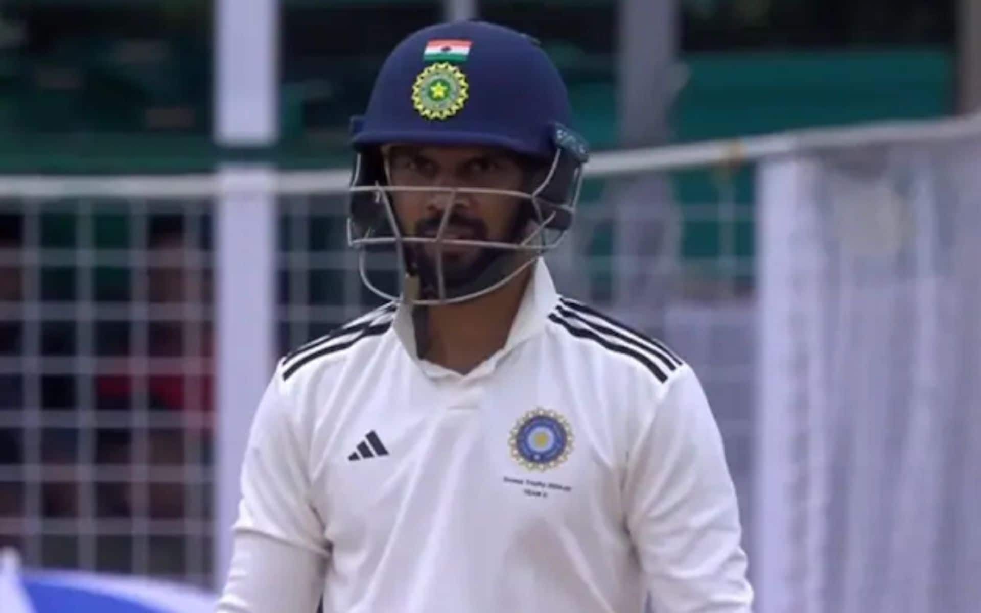 Ruturaj Gaikwad Retired Hurt in the fourth match of the Duleep Trophy 2024 [X.com]