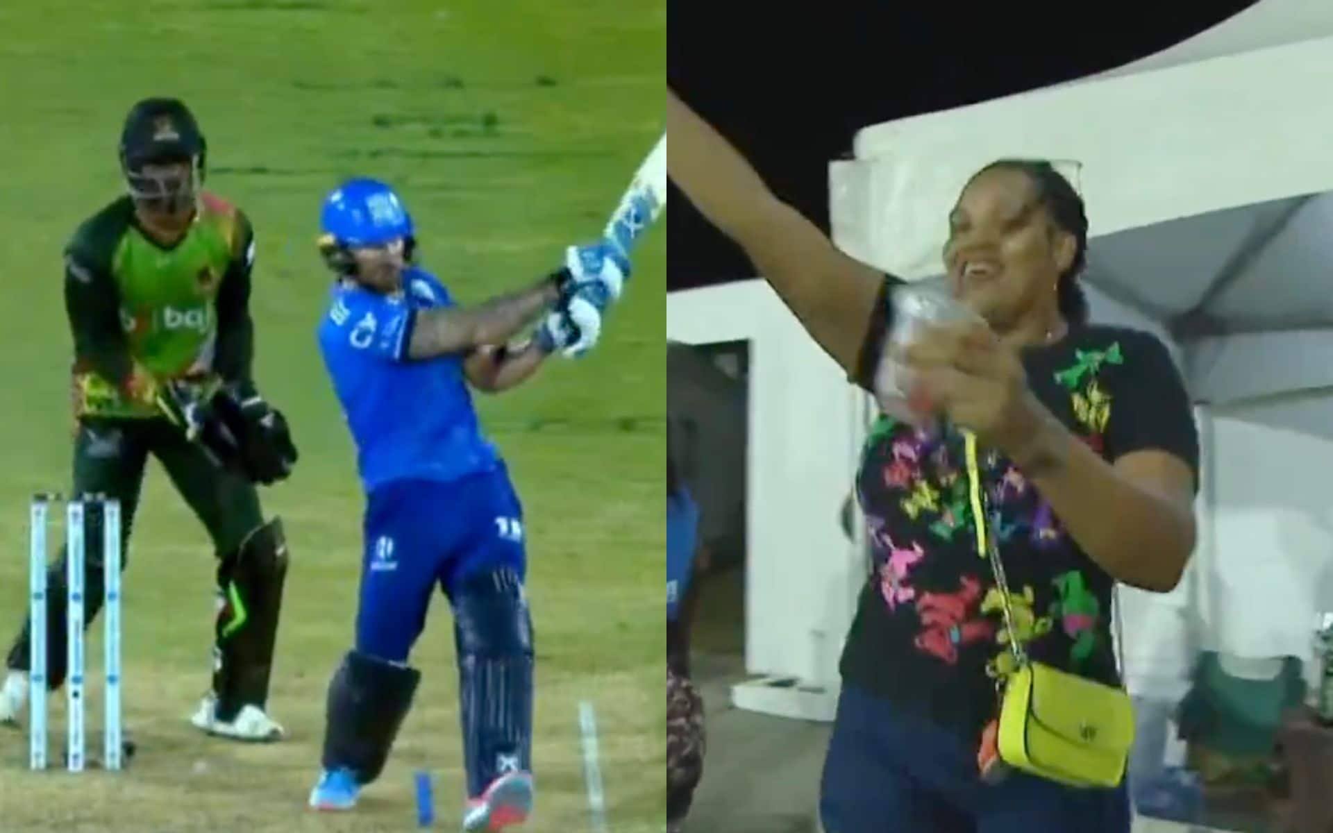 Faf du Plessis hit a couple of huge sixes allowing the crowd to enjoy during the CPL 2024 [X]