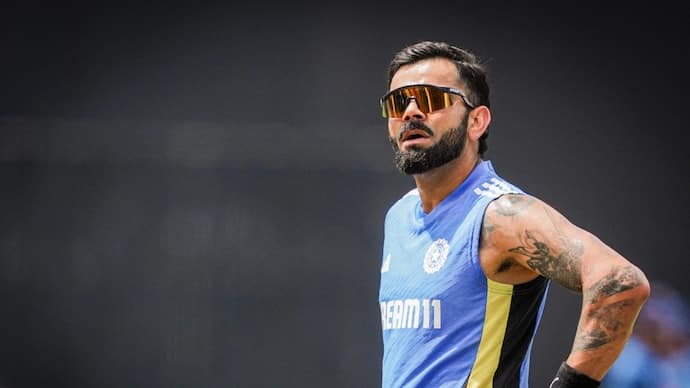 Virat Kohli in training session [x]