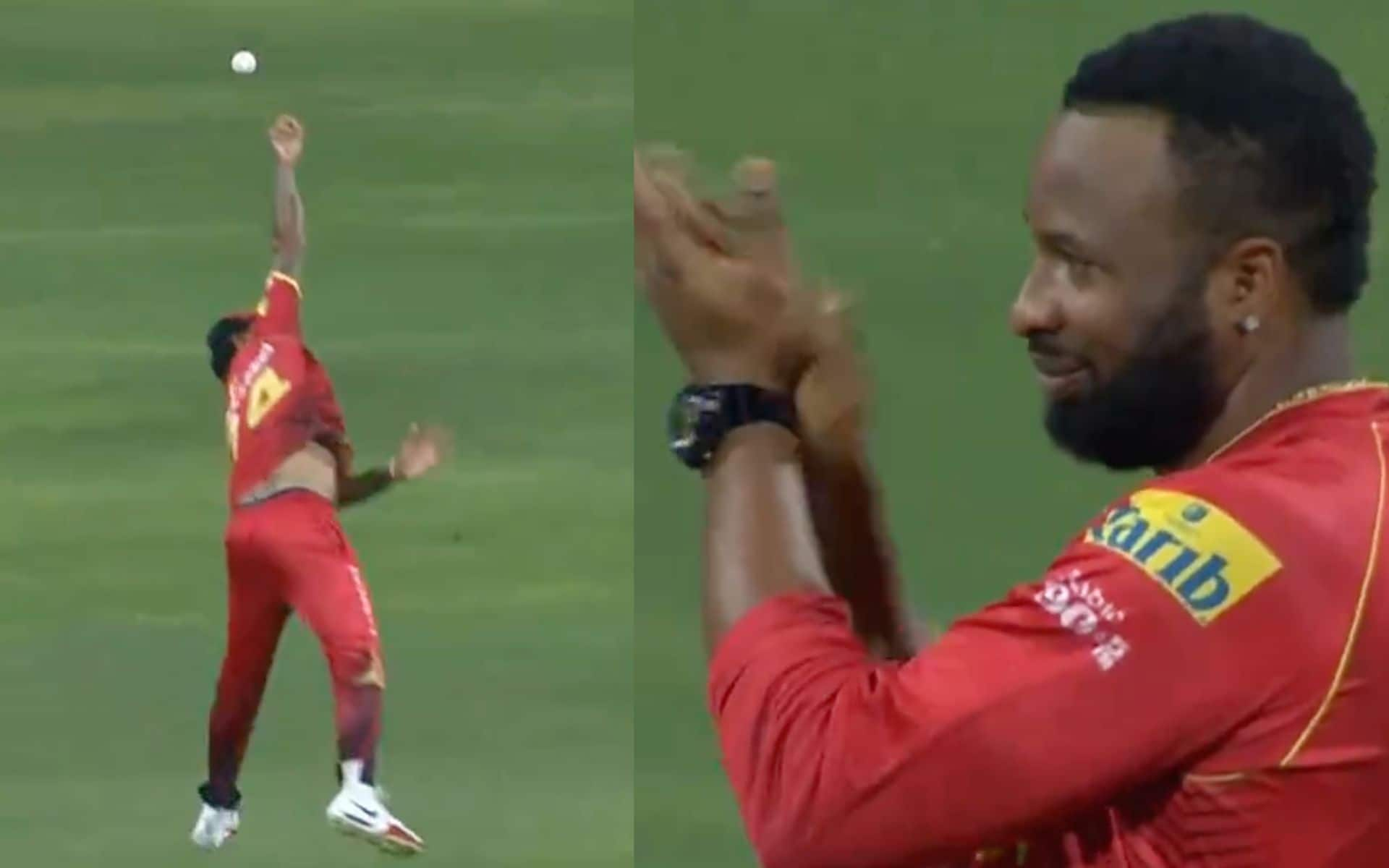 Kieron Pollard applauds Narine's effort (X.com)