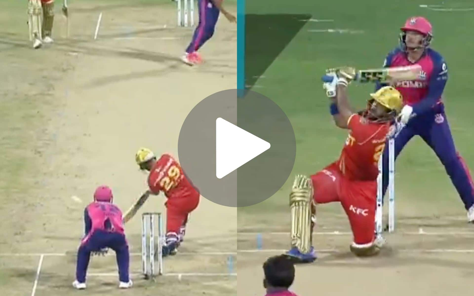 [Watch] 4.6 – Nicholas Pooran destroys dangerous Theekshana in CPL 2024 | Cricket.one