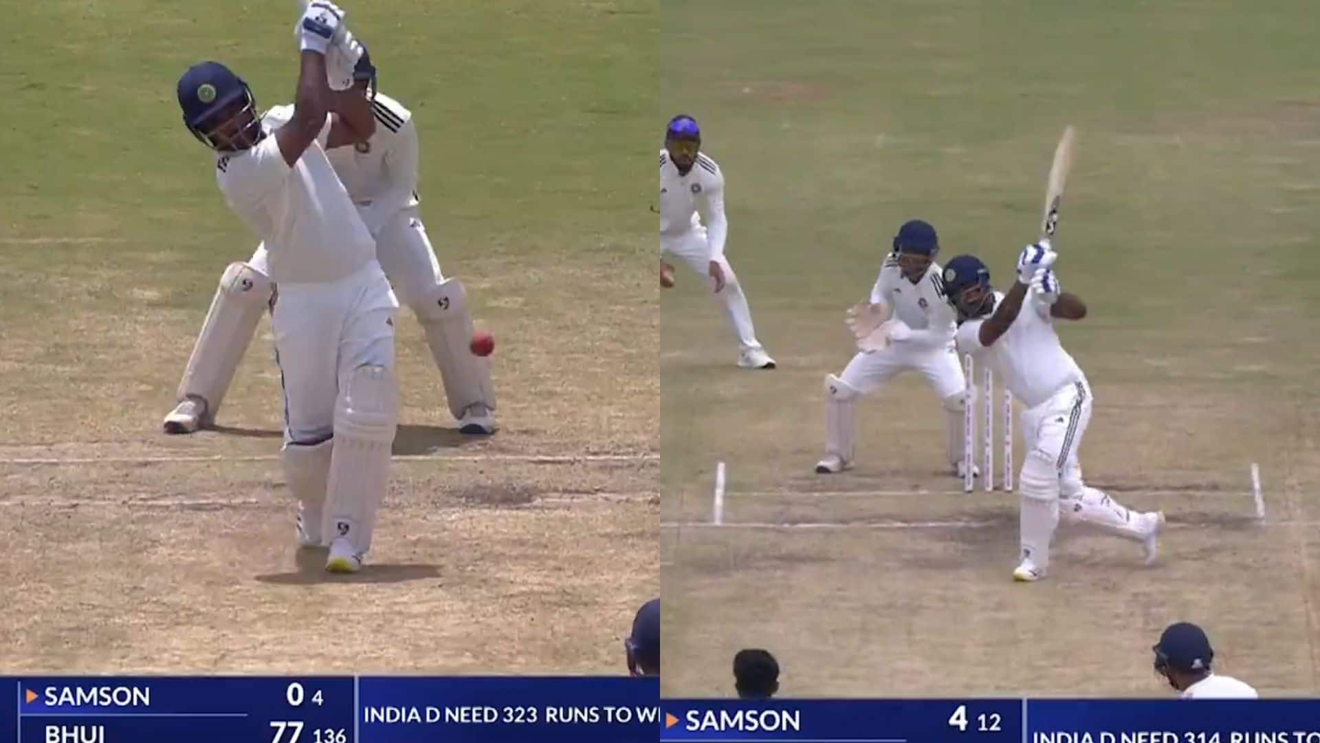 Sanju Samson played some delightful shots [X]