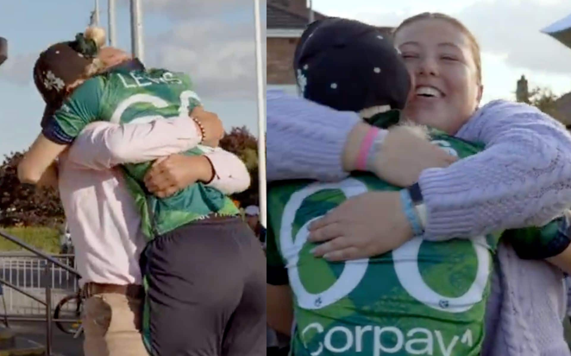 Celebrations of the Ireland Women Team [X]