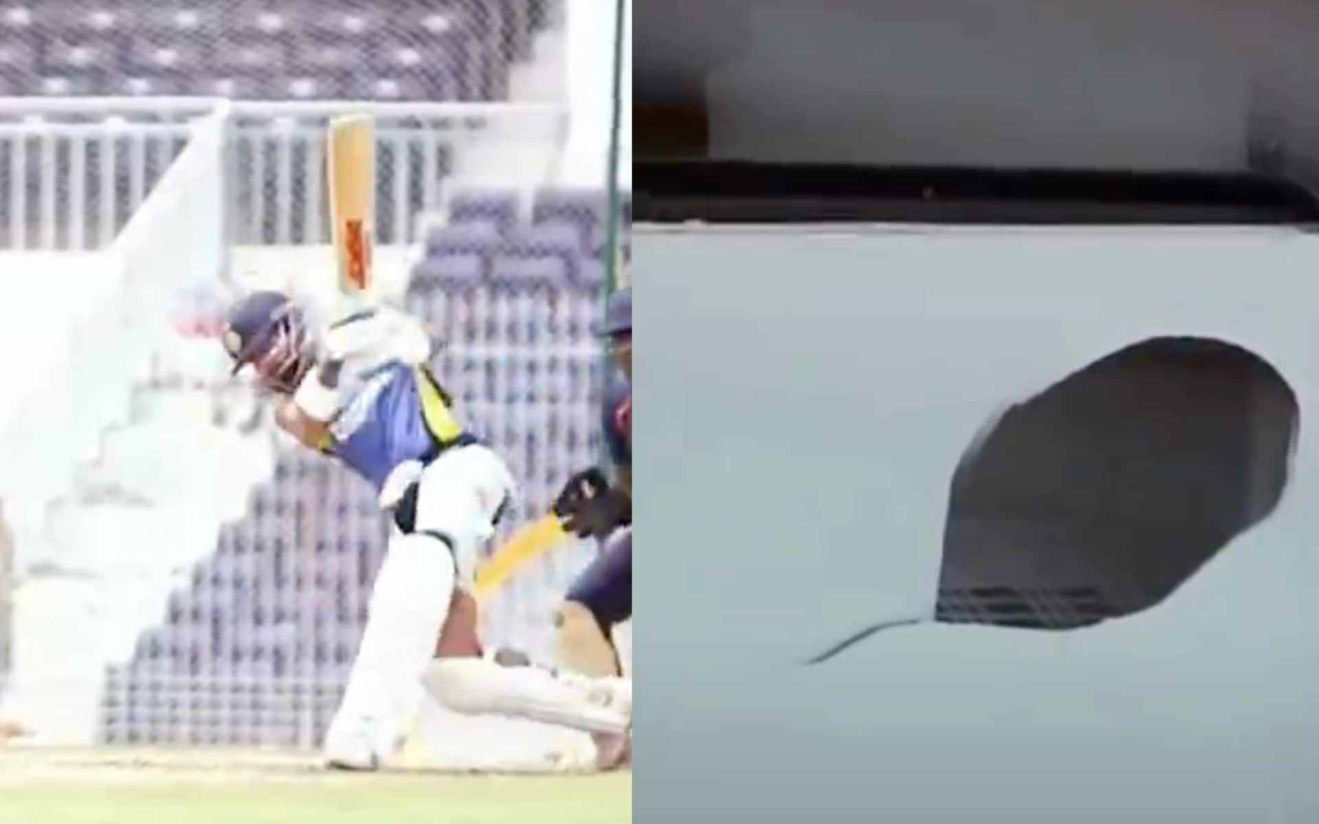 Virat Kohli slammed a window in Chepauk [X]