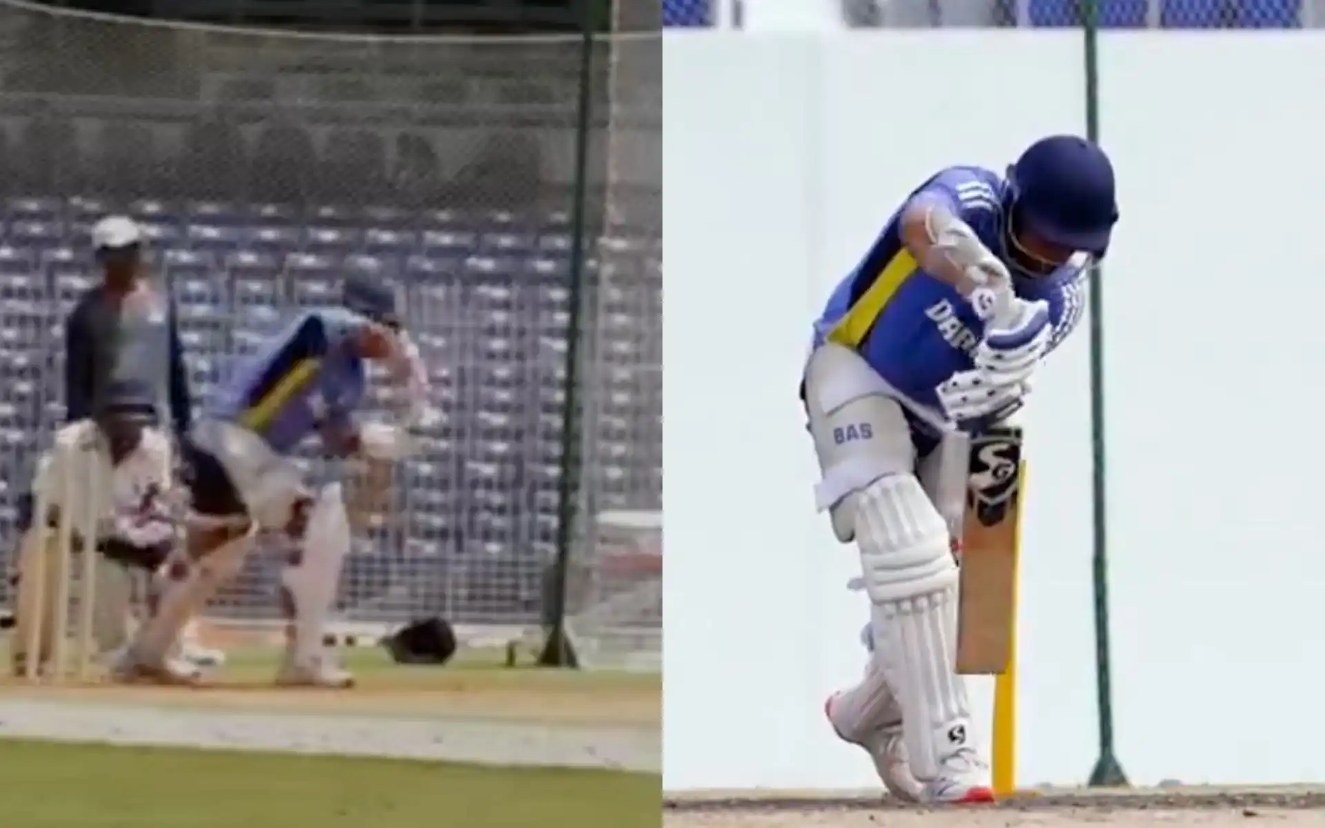 Kuldeep Yadav was seen working hard on his batting [X]