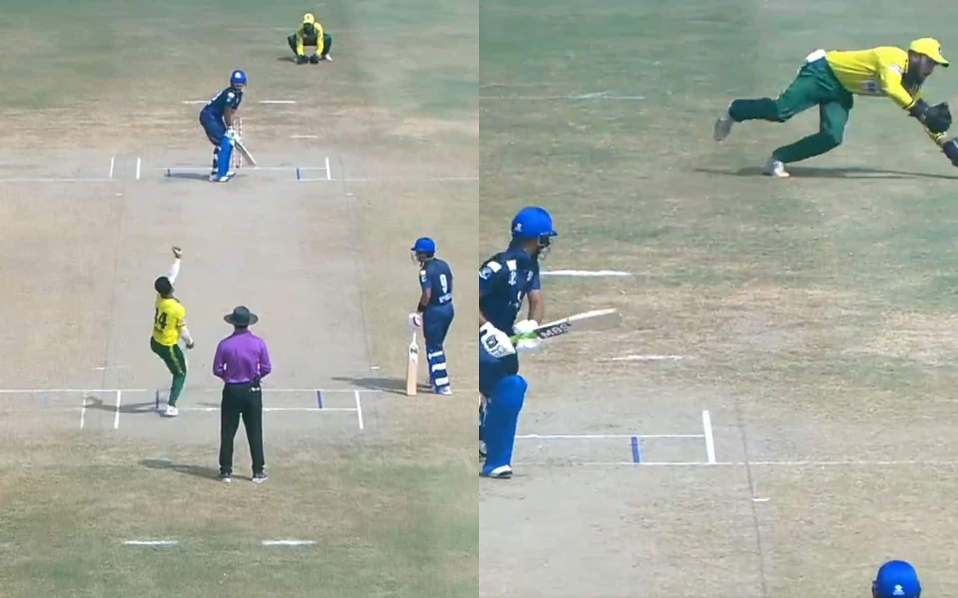 Saim Ayub's wicket in Champions One Day Cup (X.com)