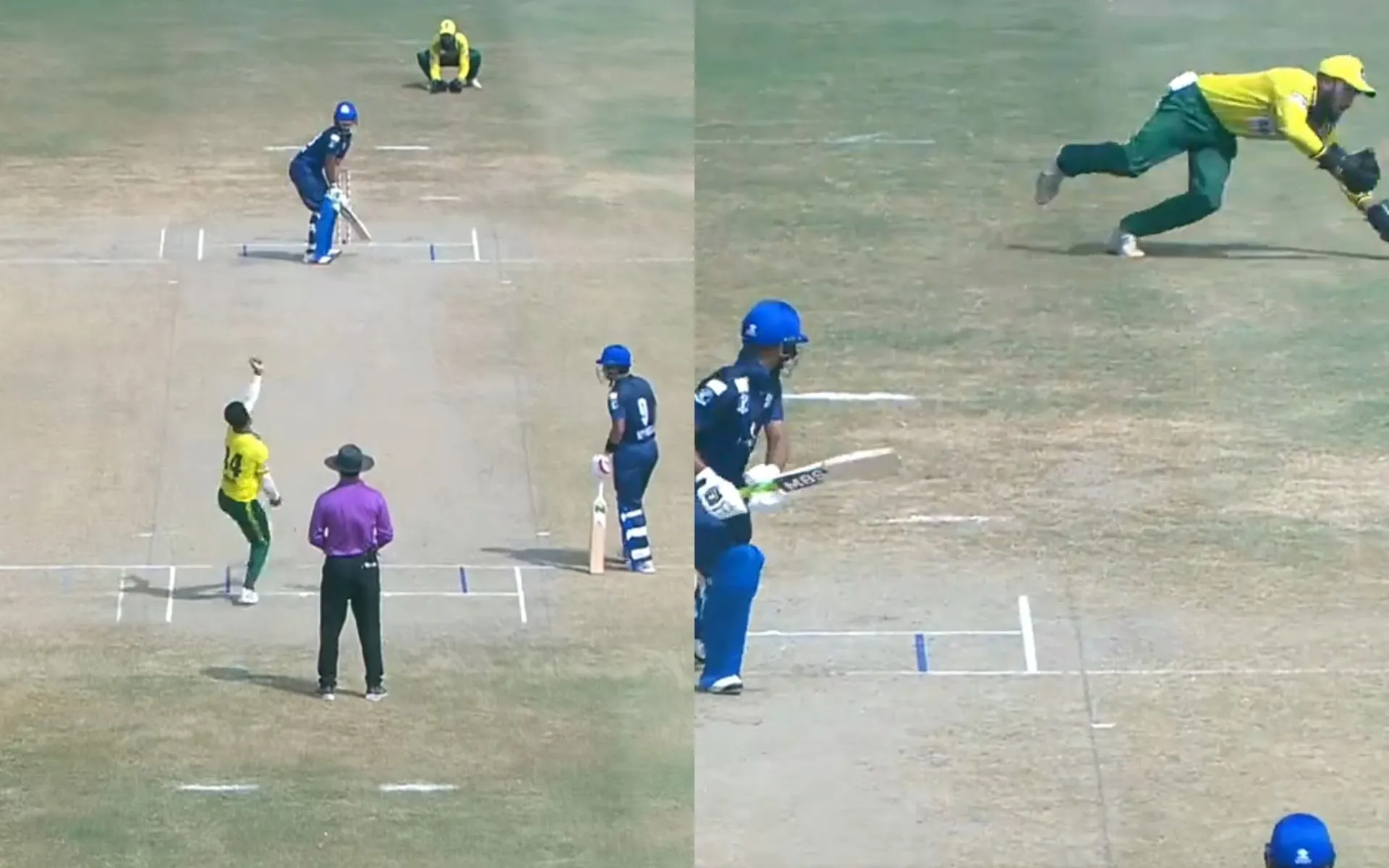 Saim Ayub's wicket in Champions One Day Cup (X.com)