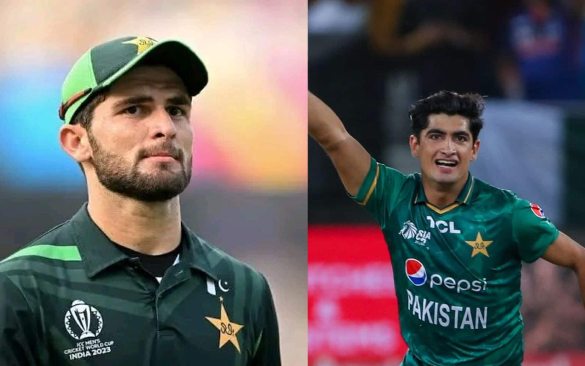 Shaheen Afridi (L) and Naseem Shah (R) [X.com] 