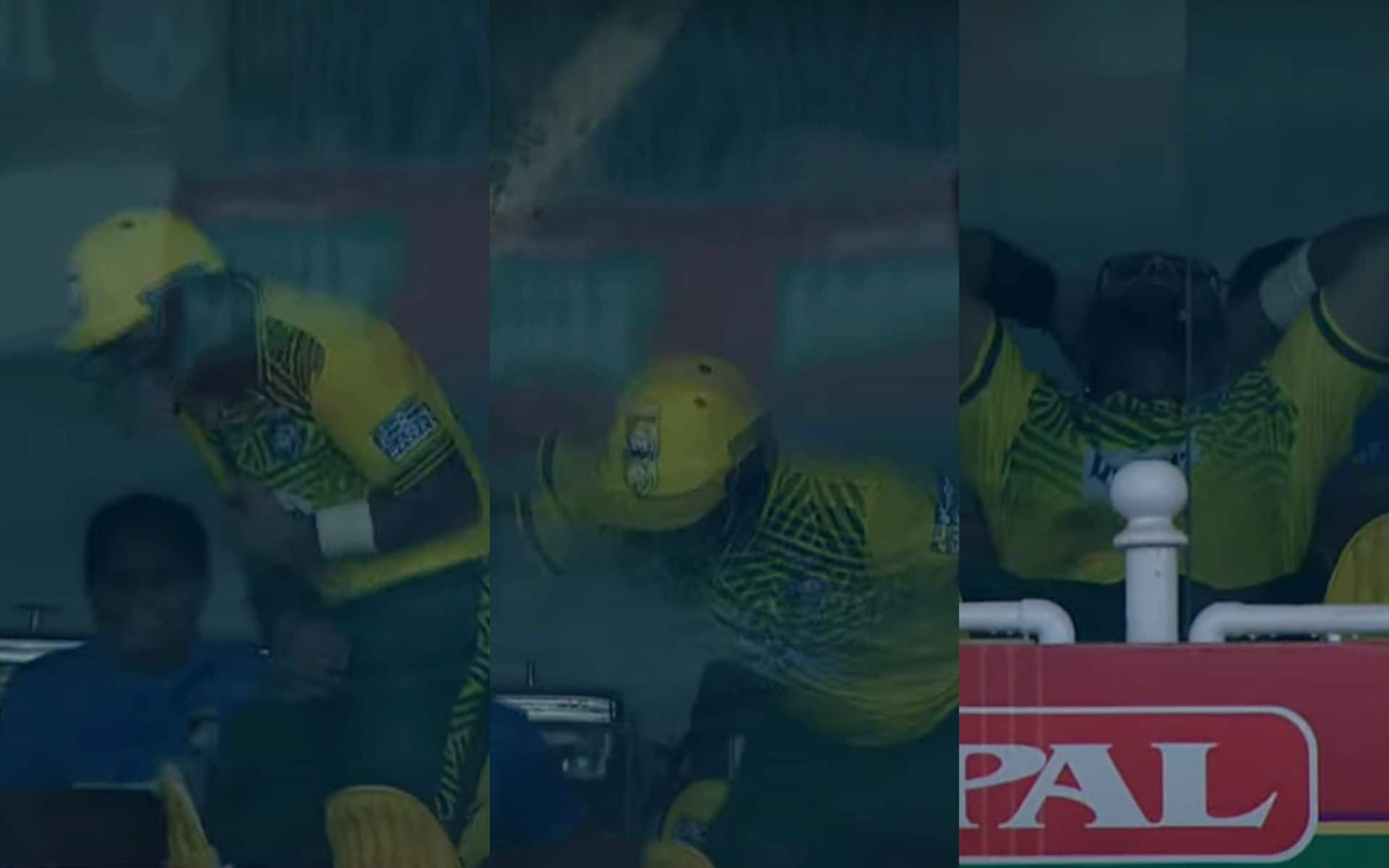 Imam-ul-Haq's reaction after losing his wicket in Champions Cup (X.com)