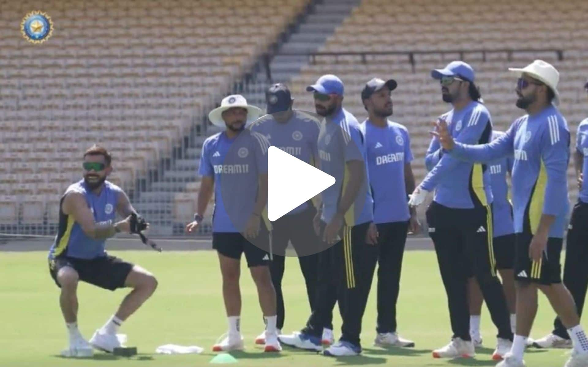 [Watch] Virat Kohli-Led Team Wins Fielding Contest During India’s Intense Training Session