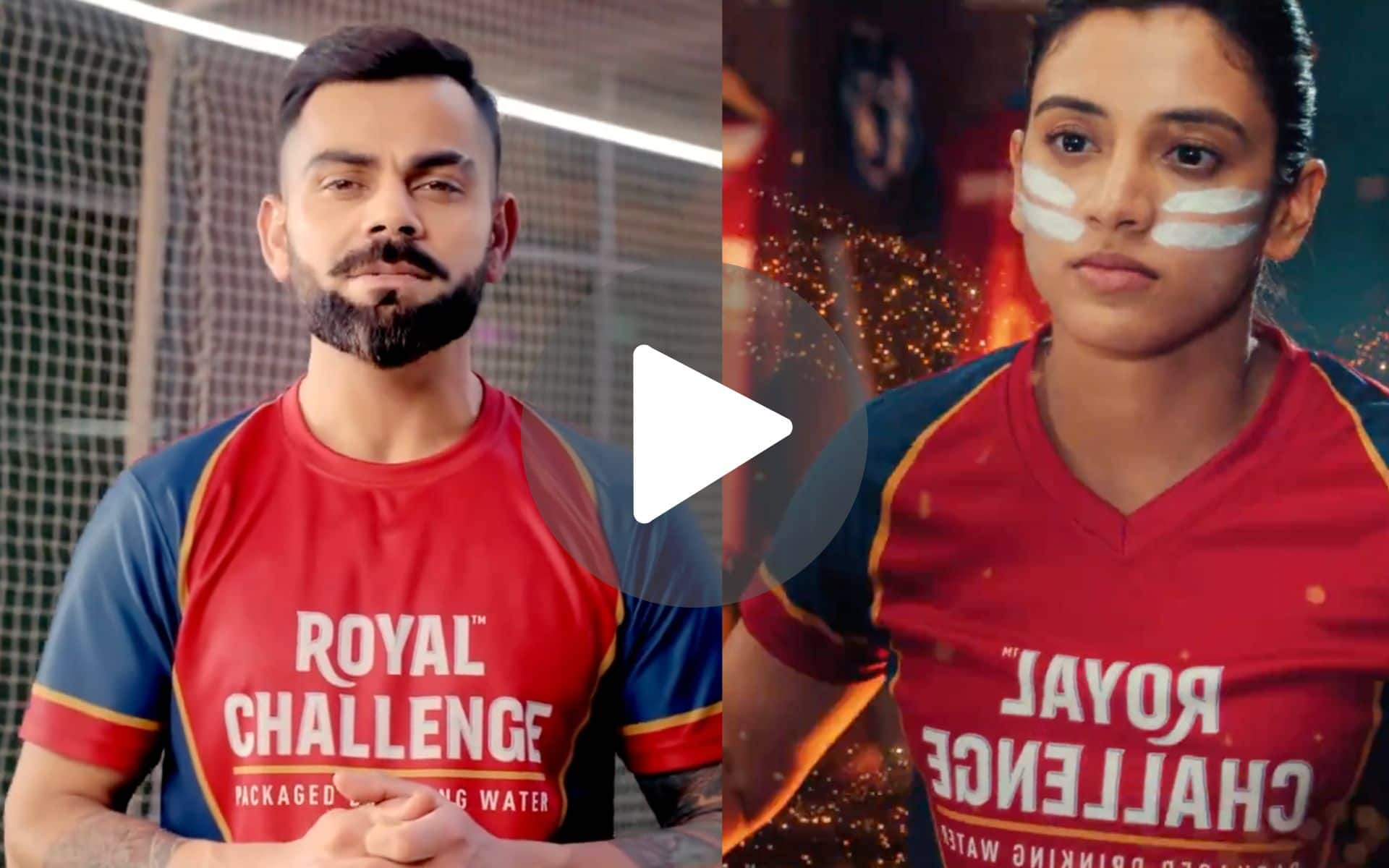 'From One Jersey 18 To...' - RCB Duo Virat Kohli, Smriti Mandhana Feature In Blockbuster Promo