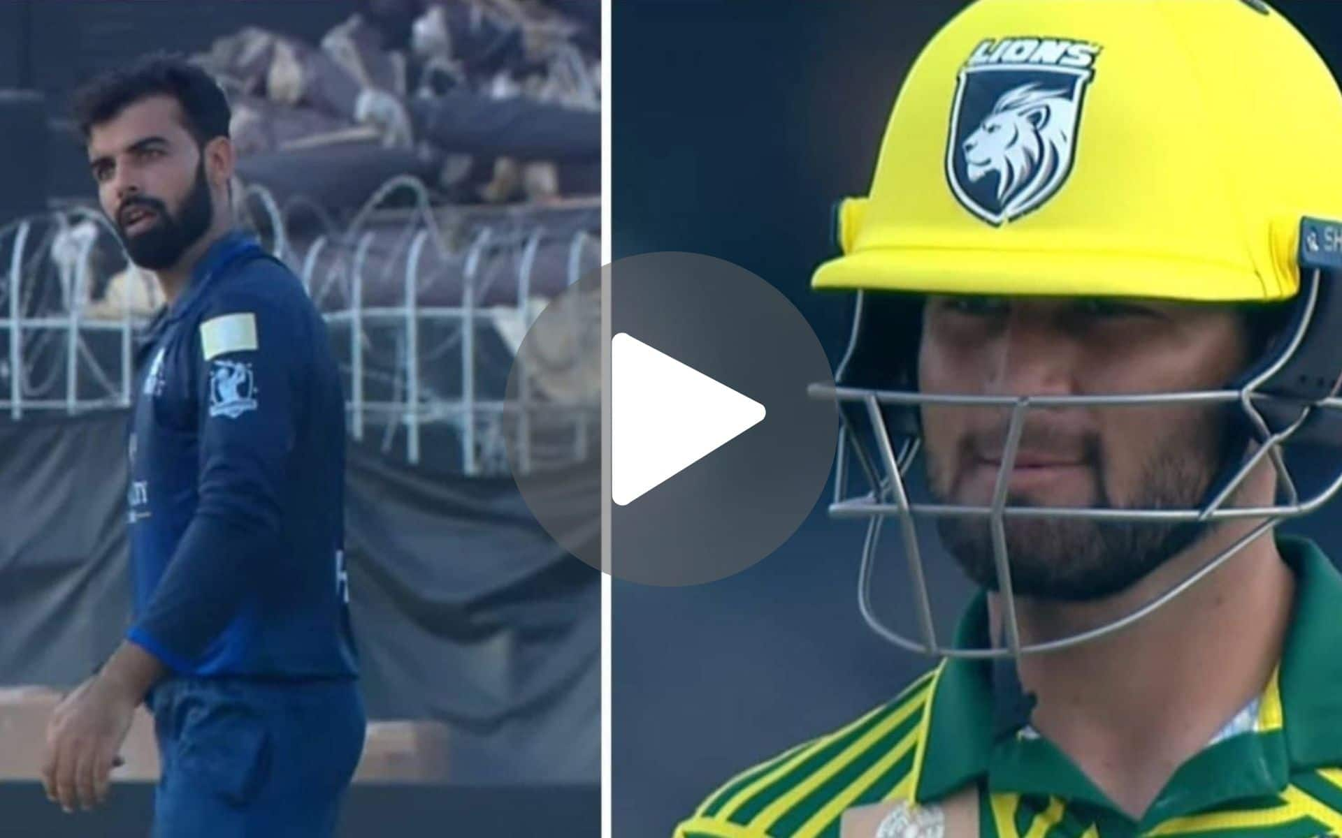 [Watch] Shaheen Afridi Gets Sledged From Passionate Shadab Khan In Champions One-Day Cup