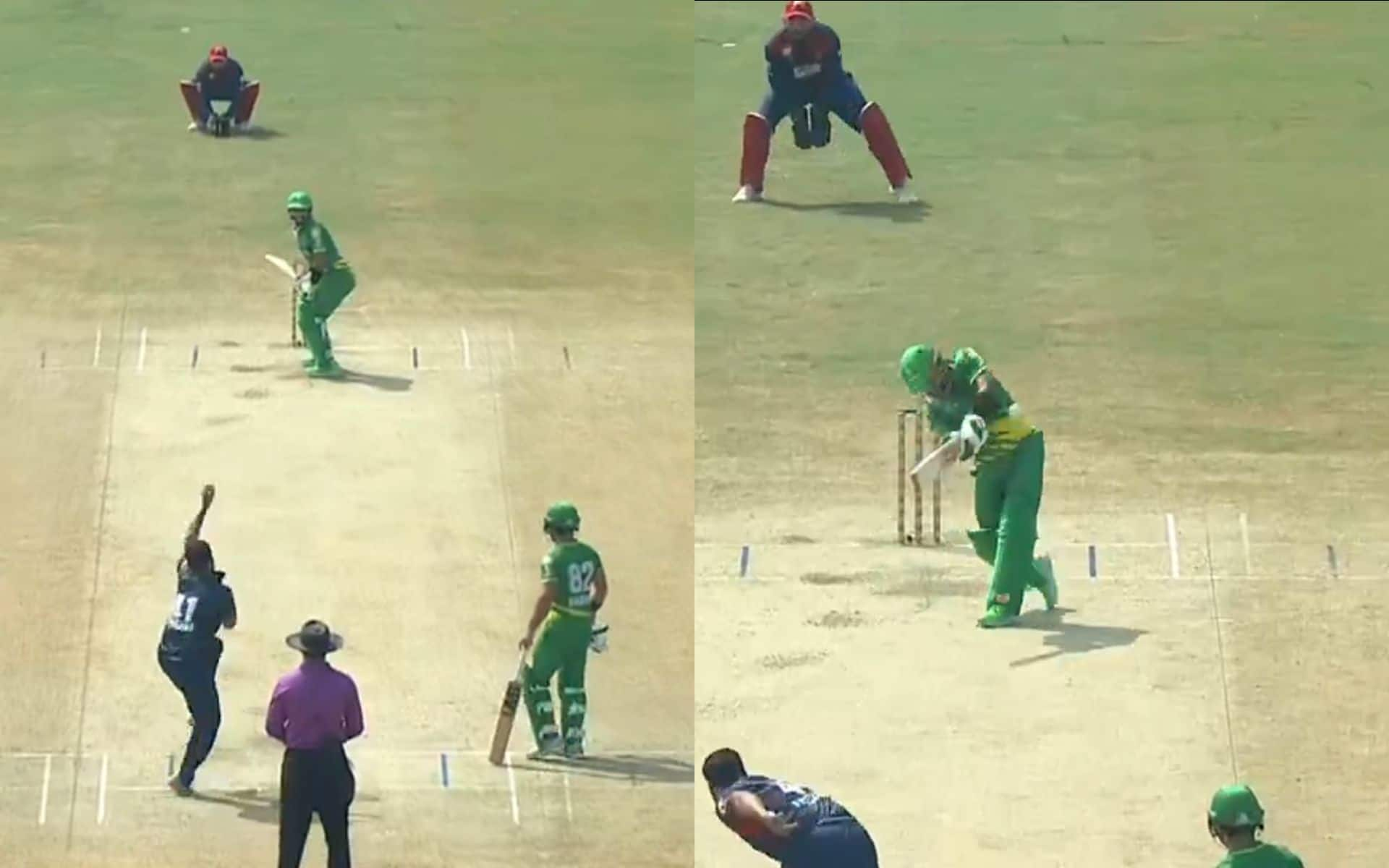 Mohammad Rizwan Launches Faheem Ashraf Into Stands (X.com)