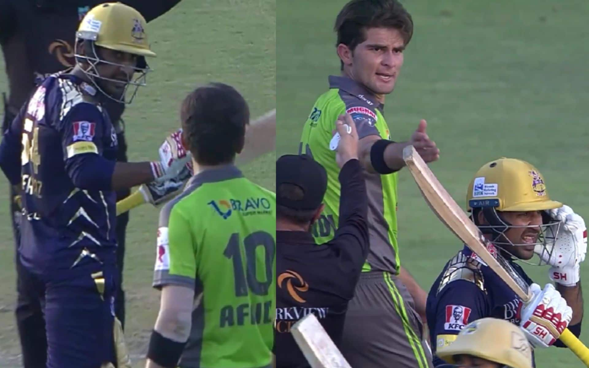 Shaheen Afridi & Sarfaraz Ahmed were involved in an ugly spat (X)