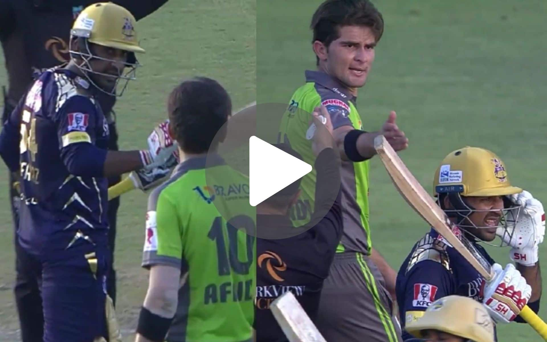 Shaheen Afridi Vs Sarfaraz Ahmed Fight: When Two Almost Came To Blows In A PSL Match