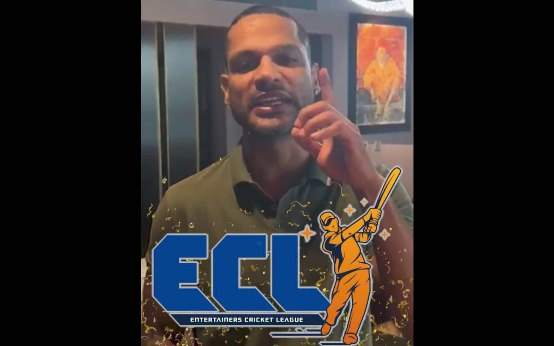 Shikhar Dhawan endorses ECL 2024 coverage (x.com)