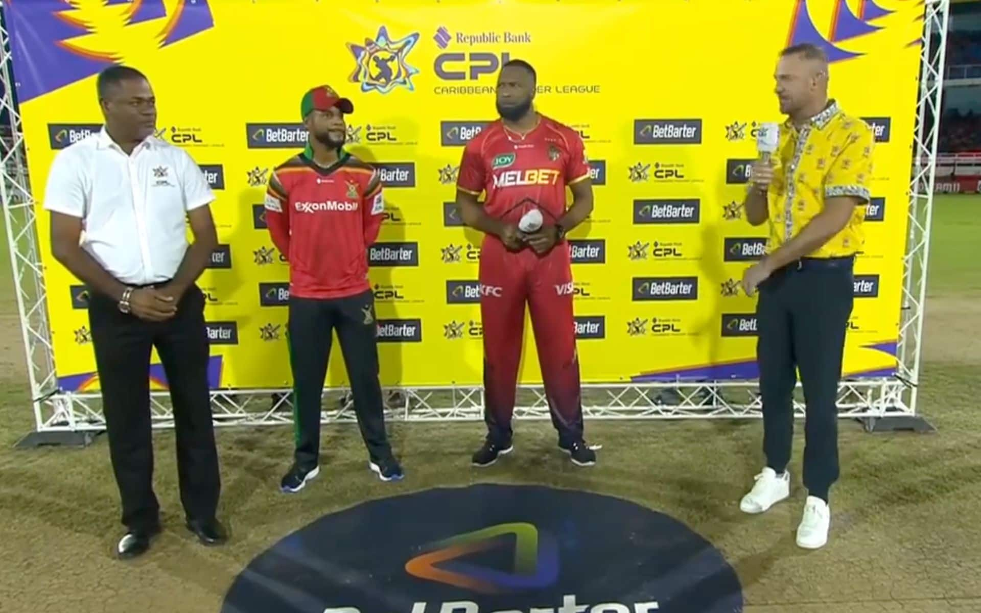 TKR captain Kieron Pollard has won the toss (X)