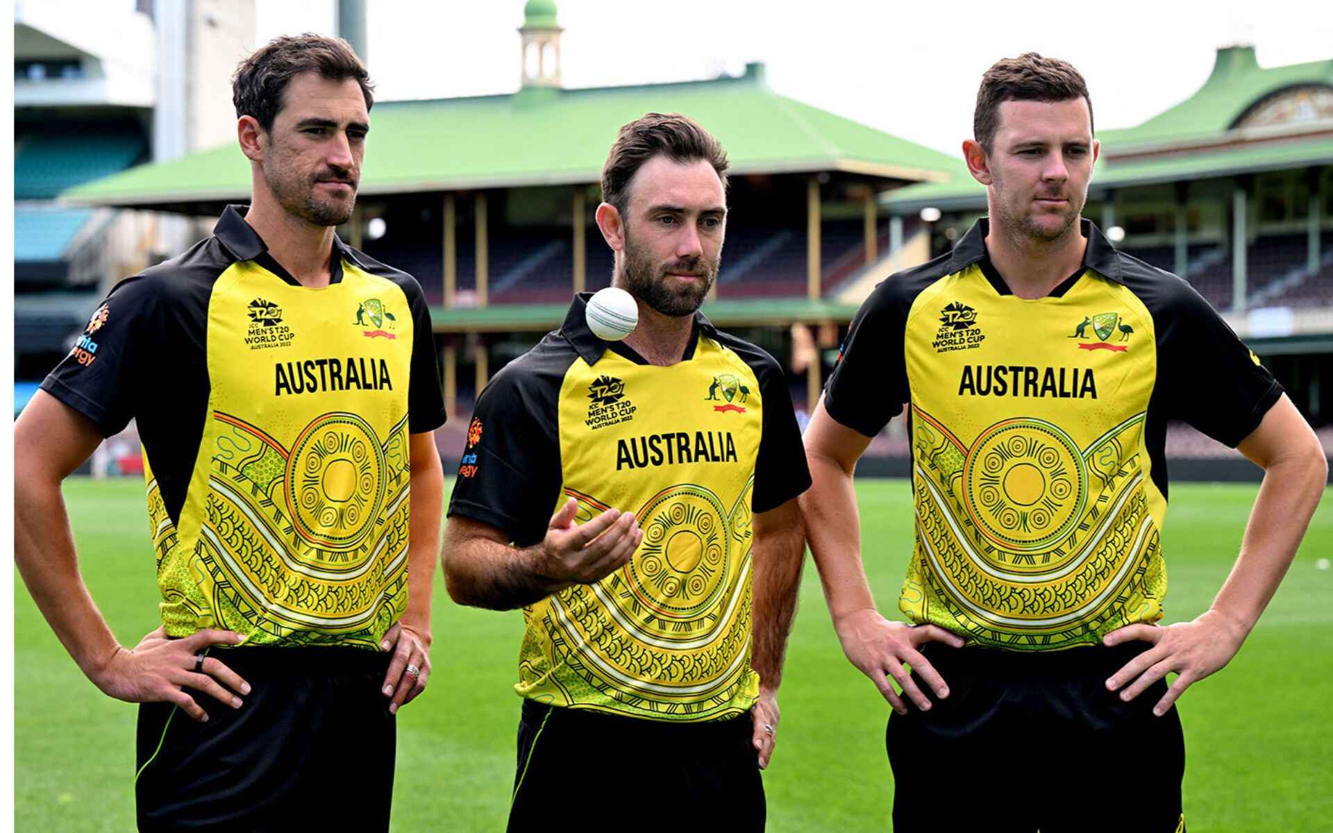 Starc, Hazlewood and Maxwell (X)