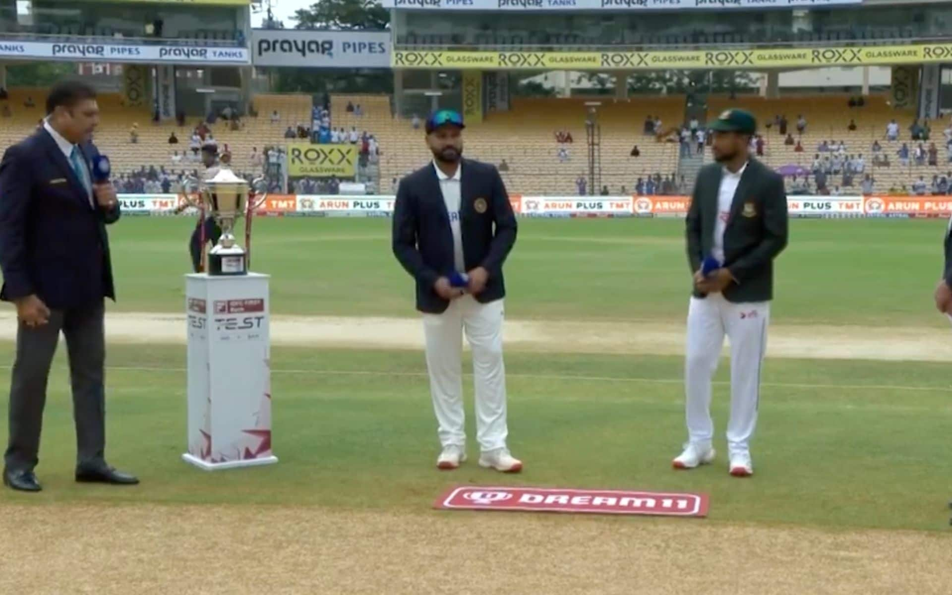 Bangladesh won the toss and opted to bowl first (X)