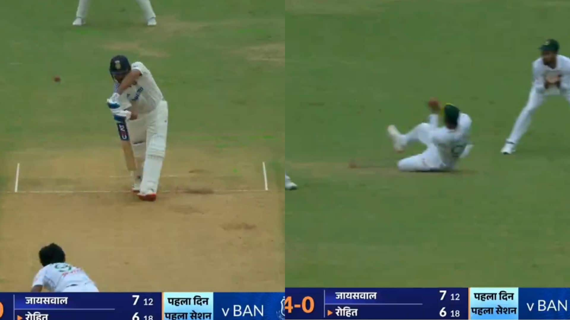 Rohit was dismissed off a beauty from Hasan Mahmud [X]