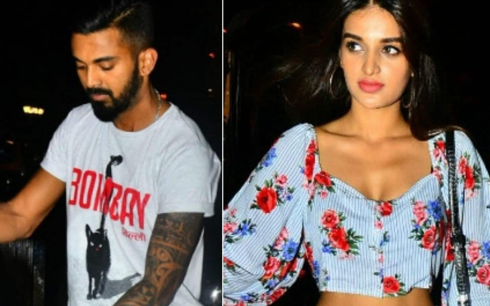 KL Rahul and Nidhhi Agerwal (X)