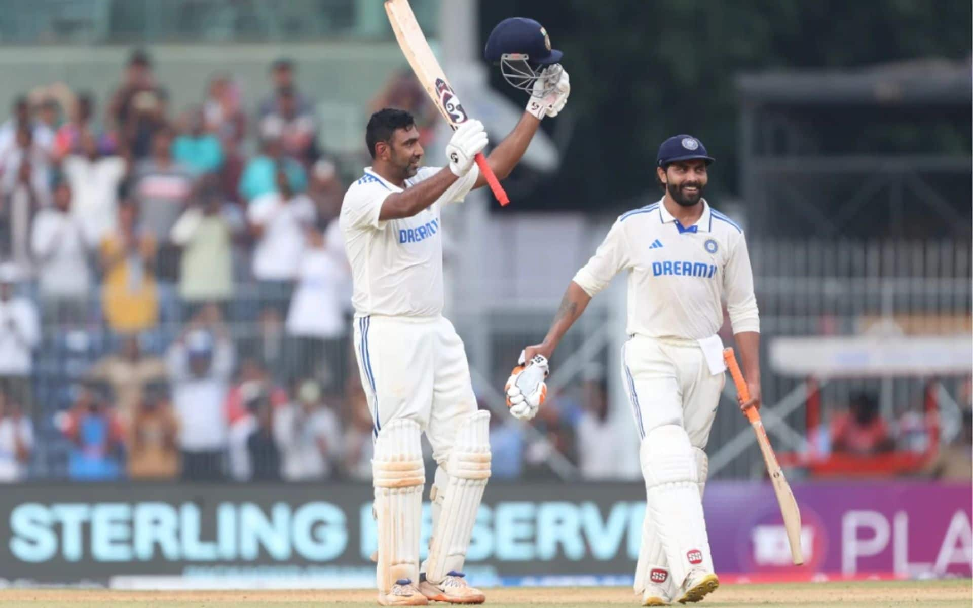 Ravichandran Ashwin and Ravindra Jadeja led India's rescue on Day 1 (BCCI)