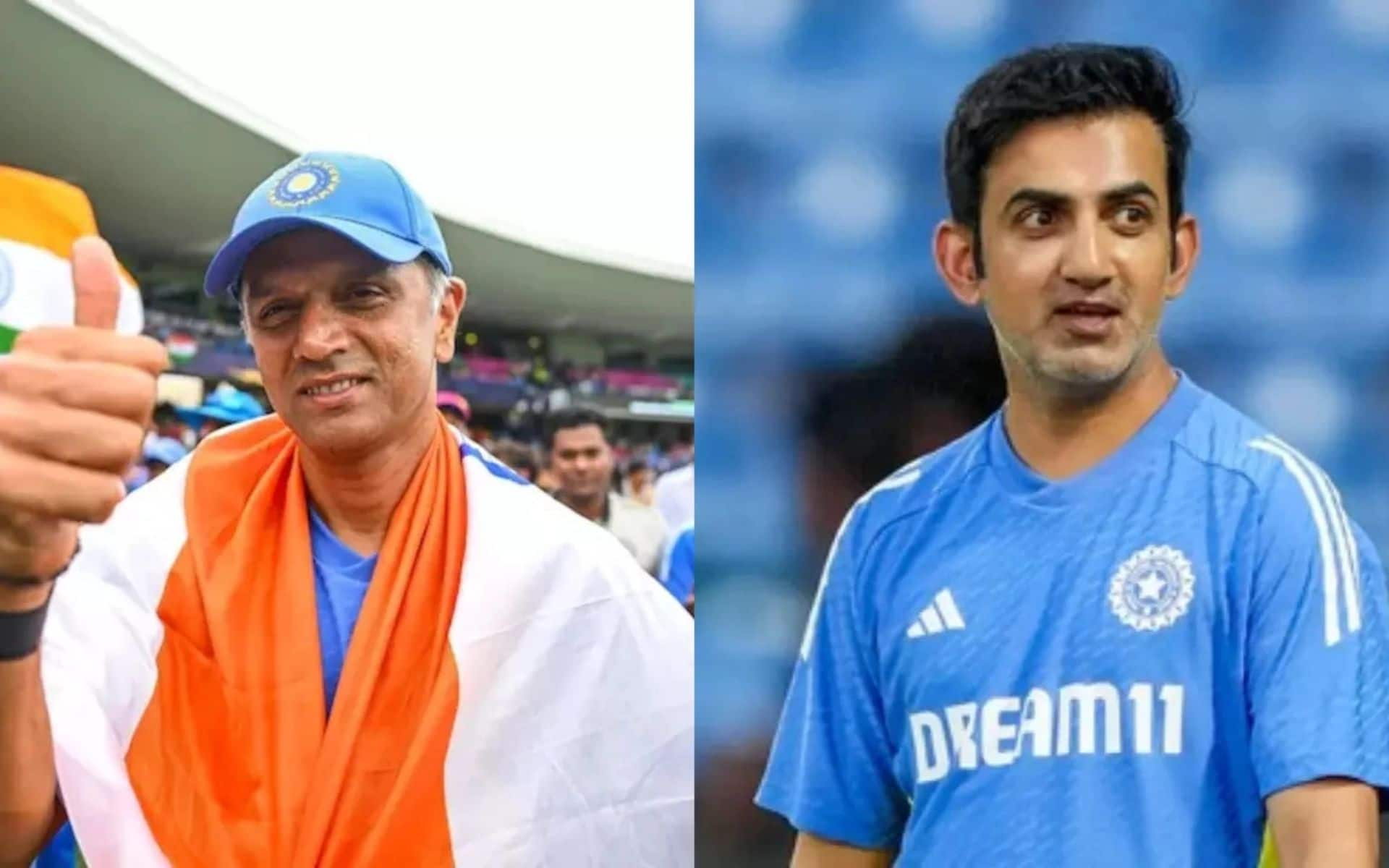 Rahul Dravid and gautam Gambhir (X)