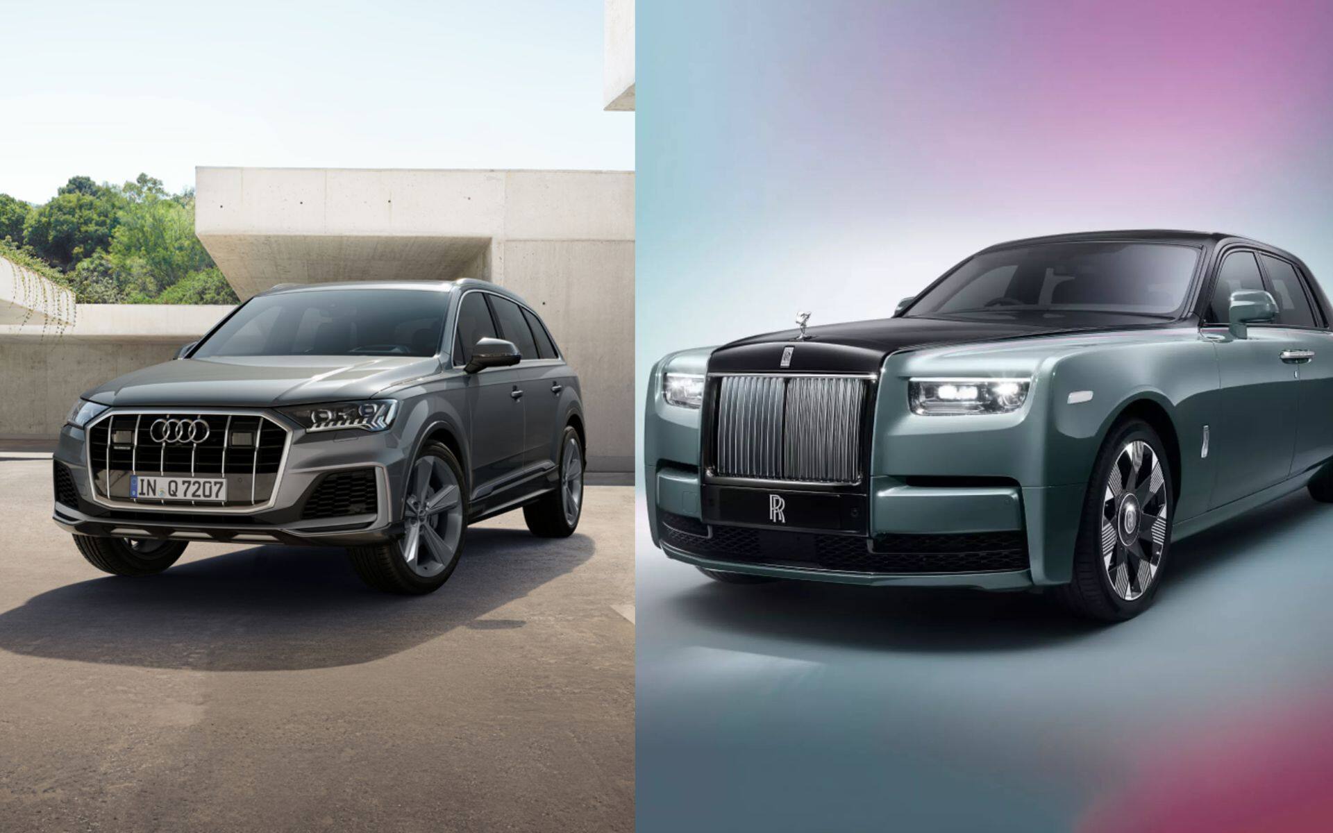 R Ashwin's Car collection - Audi Q7 and a Rolls Royce [PC- Audi and Rolls Royce]