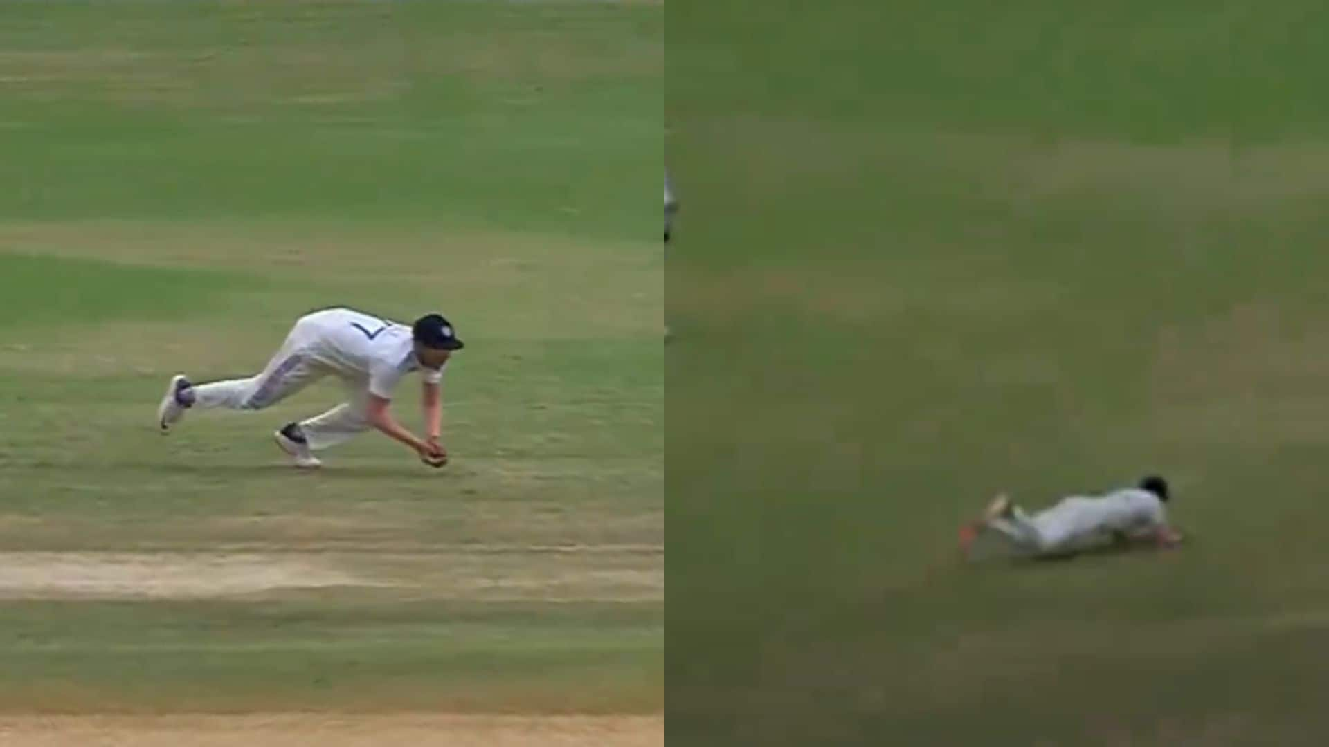 Shubman Gill's stunning catch [X]